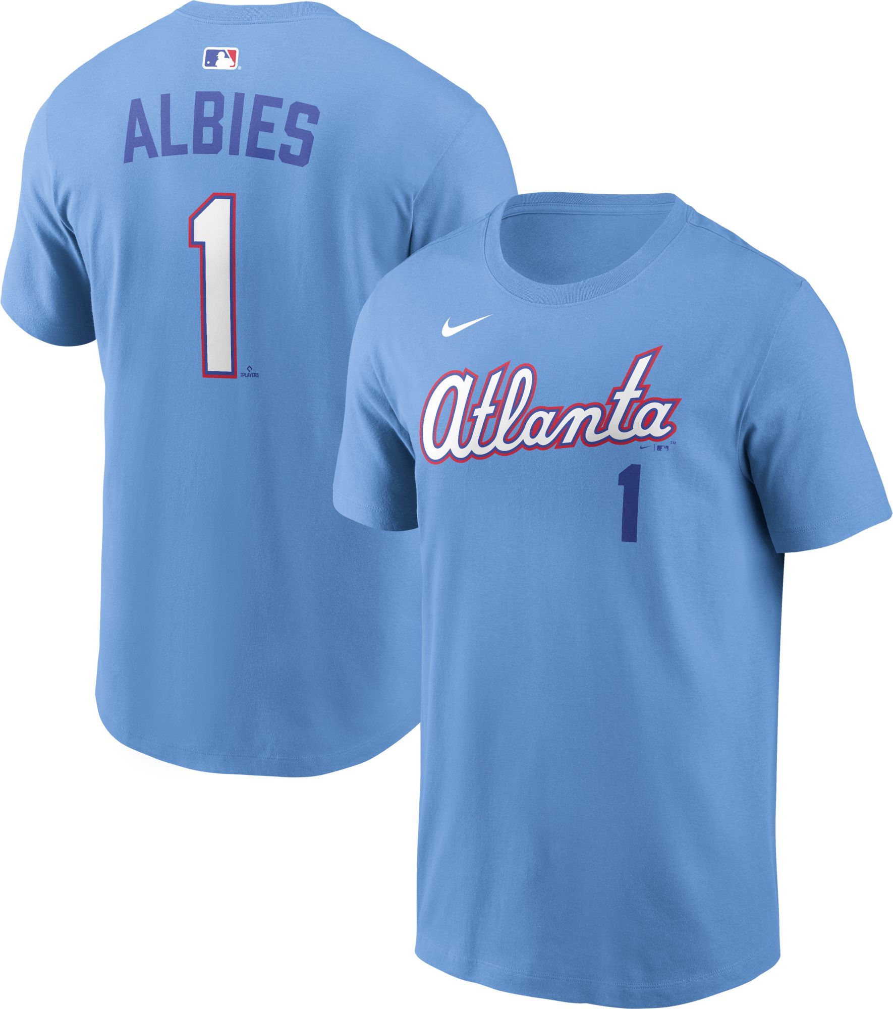 Nike Men's Atlanta Braves 2026 City Connect Ozzie Albies #1 T-Shirt