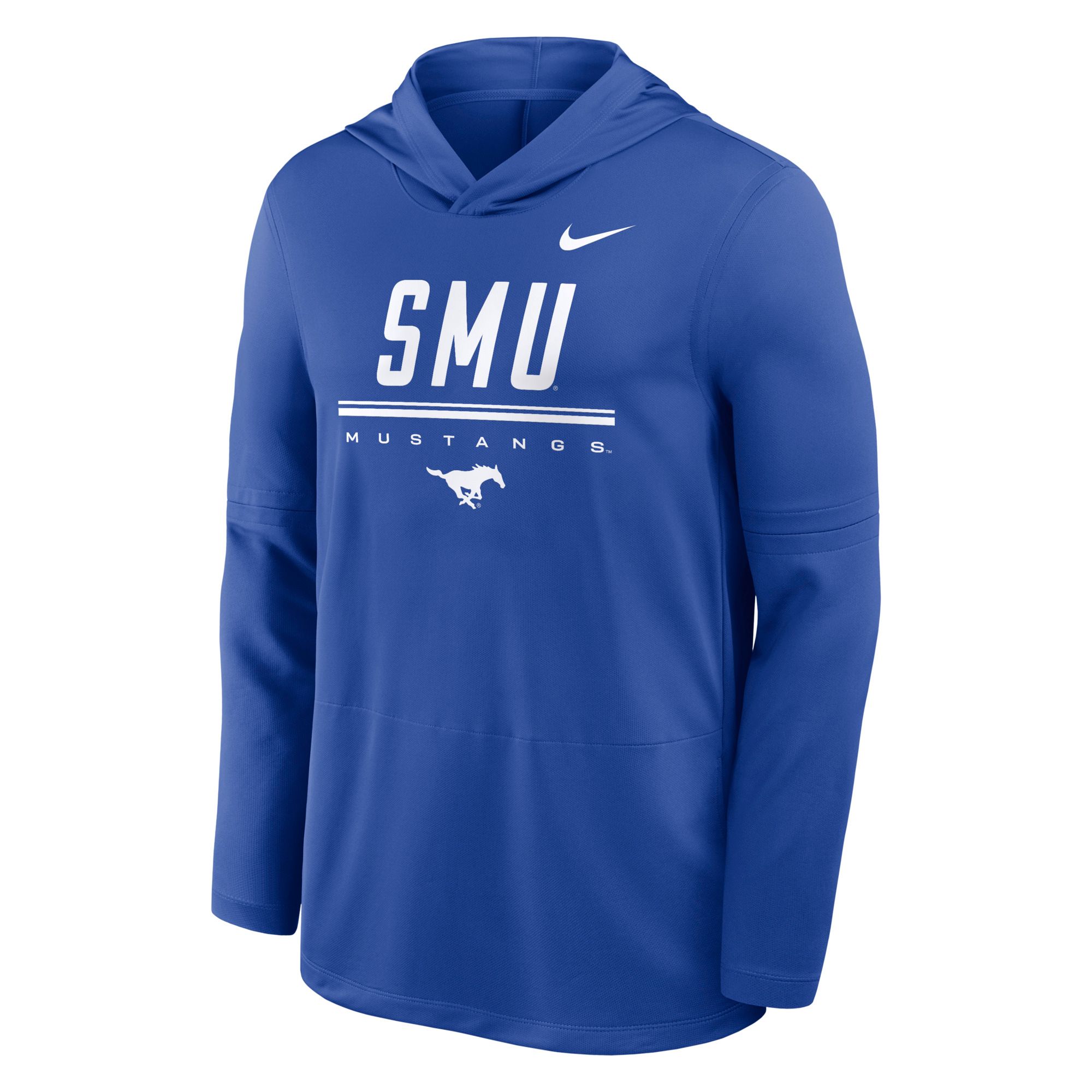 Nike Men's Southern Methodist Mustangs Royal Dri-FIT Lightweight Hoodie