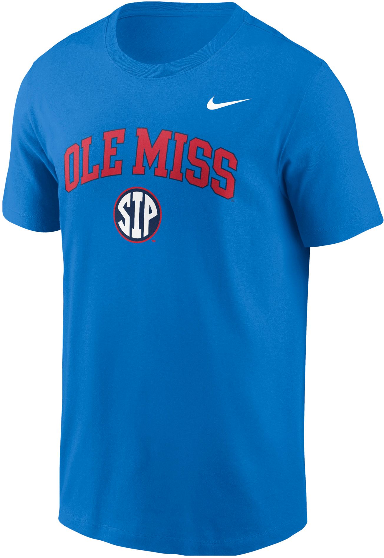 Nike Men's Ole Miss Rebels Blue Arch T-Shirt