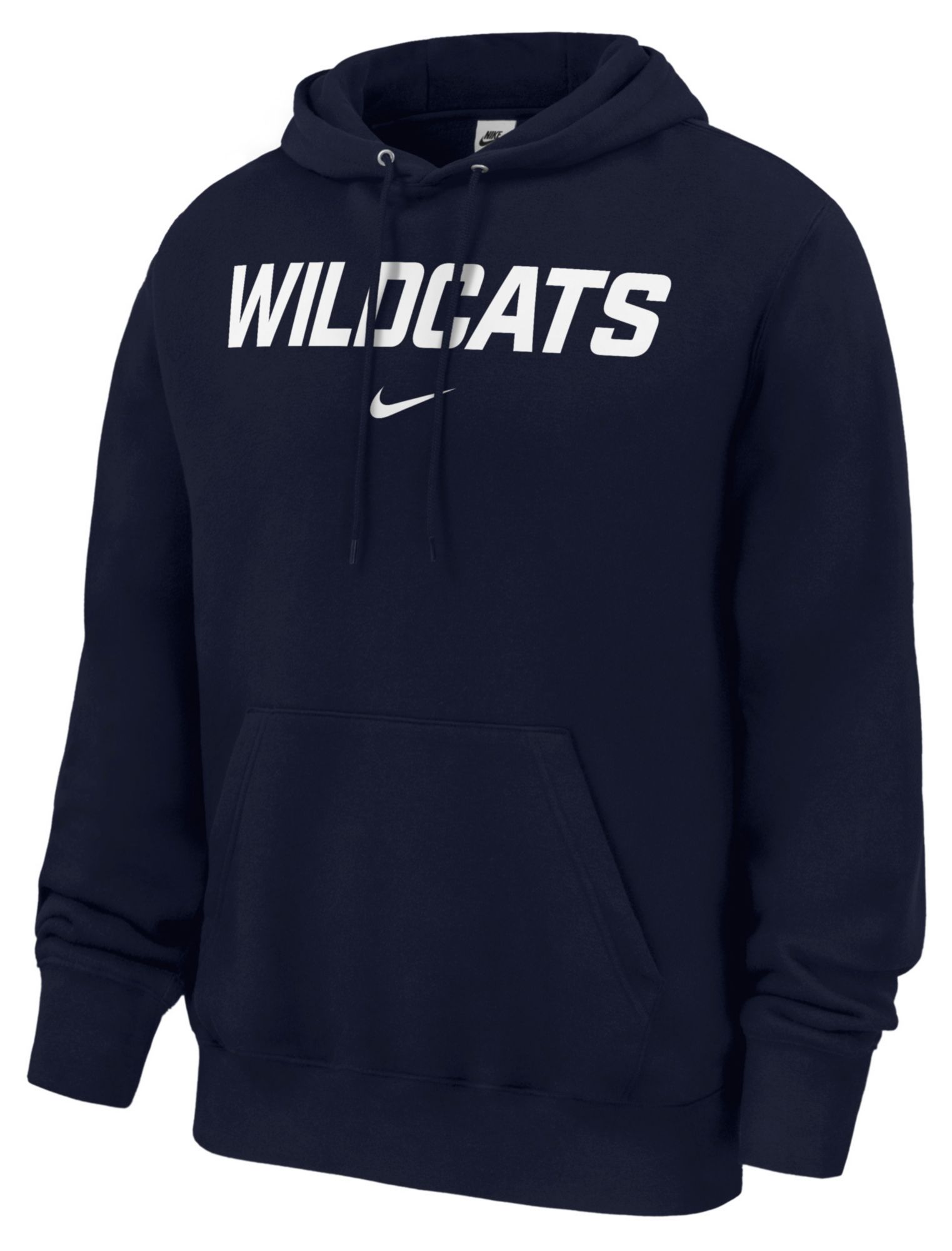 Nike Men's New Hampshire Wildcats Navy Club Fleece Hoodie