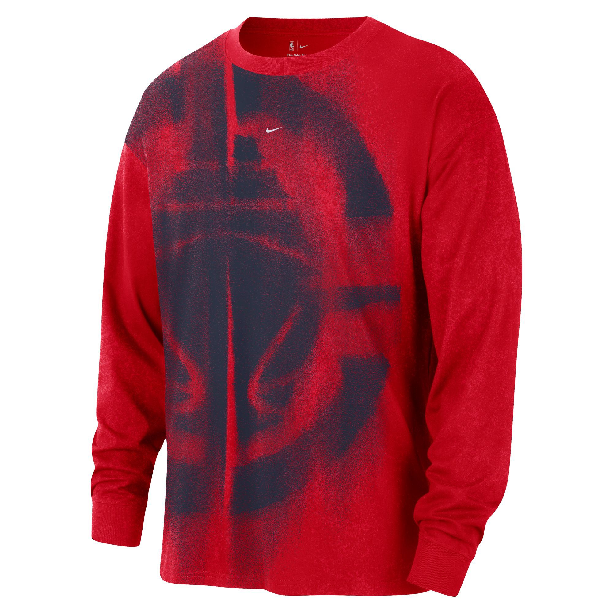 Nike Adult Los Angeles Clippers Worn With Obsession Essential Game Theater Anthem Long Sleeve Shirt, Men's, Medium, Red