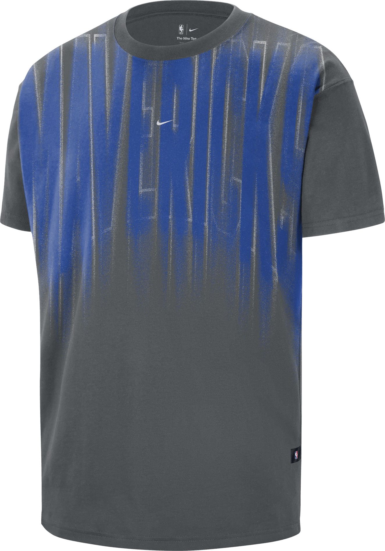 Nike Adult Dallas Mavericks Worn With Obsession Game Theater Team T-Shirt, Men's, Medium, Gray