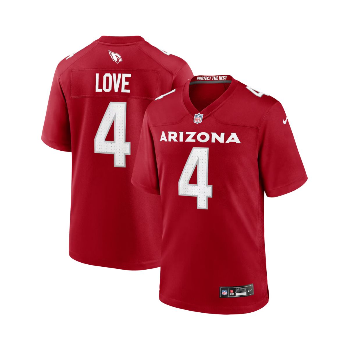 Nike Youth Arizona Cardinals Jeremiyah Love #4 Red Game Jersey