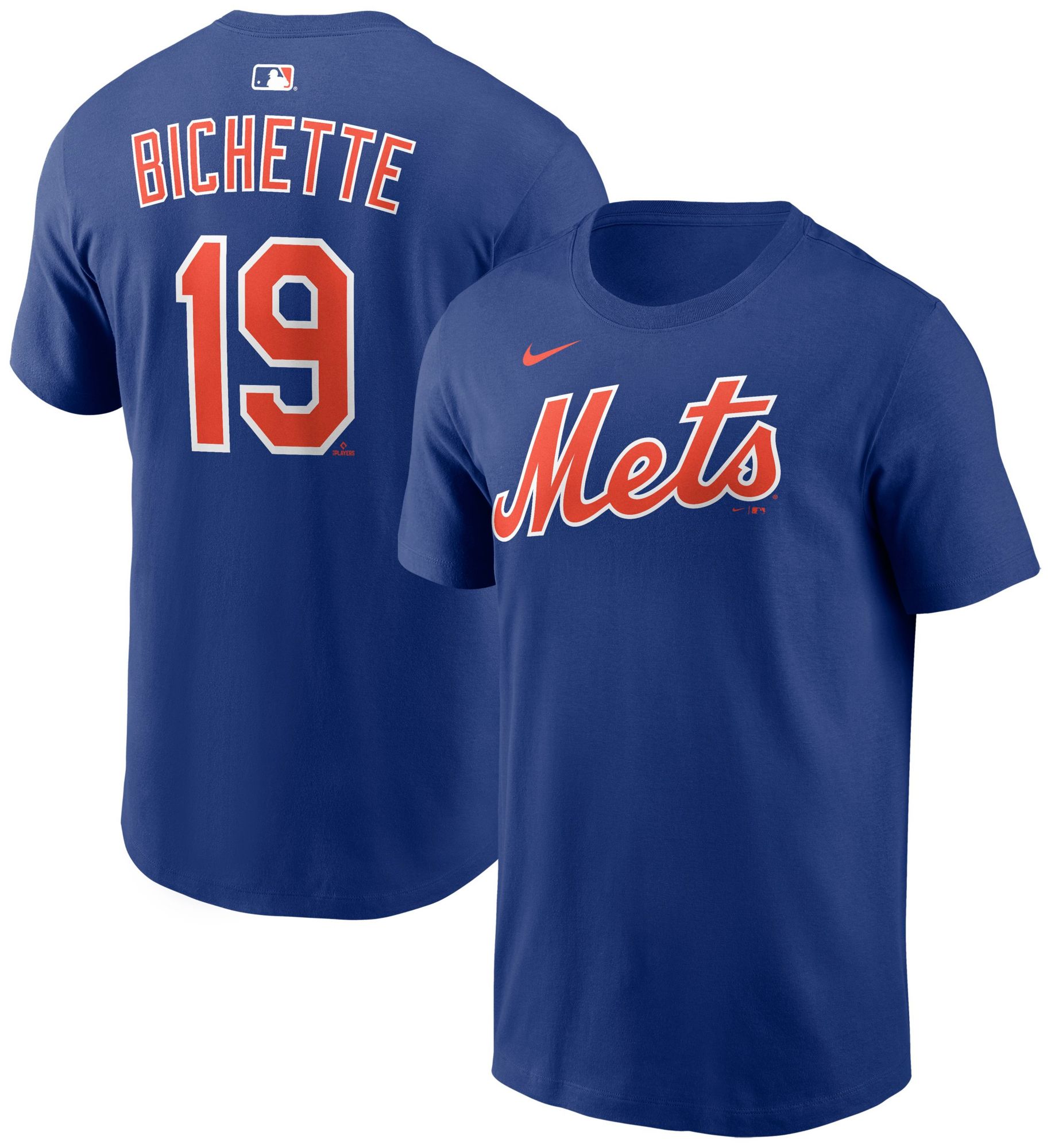 Nike Men's New York Mets Blue Bo Bichette #19 Home T-Shirt