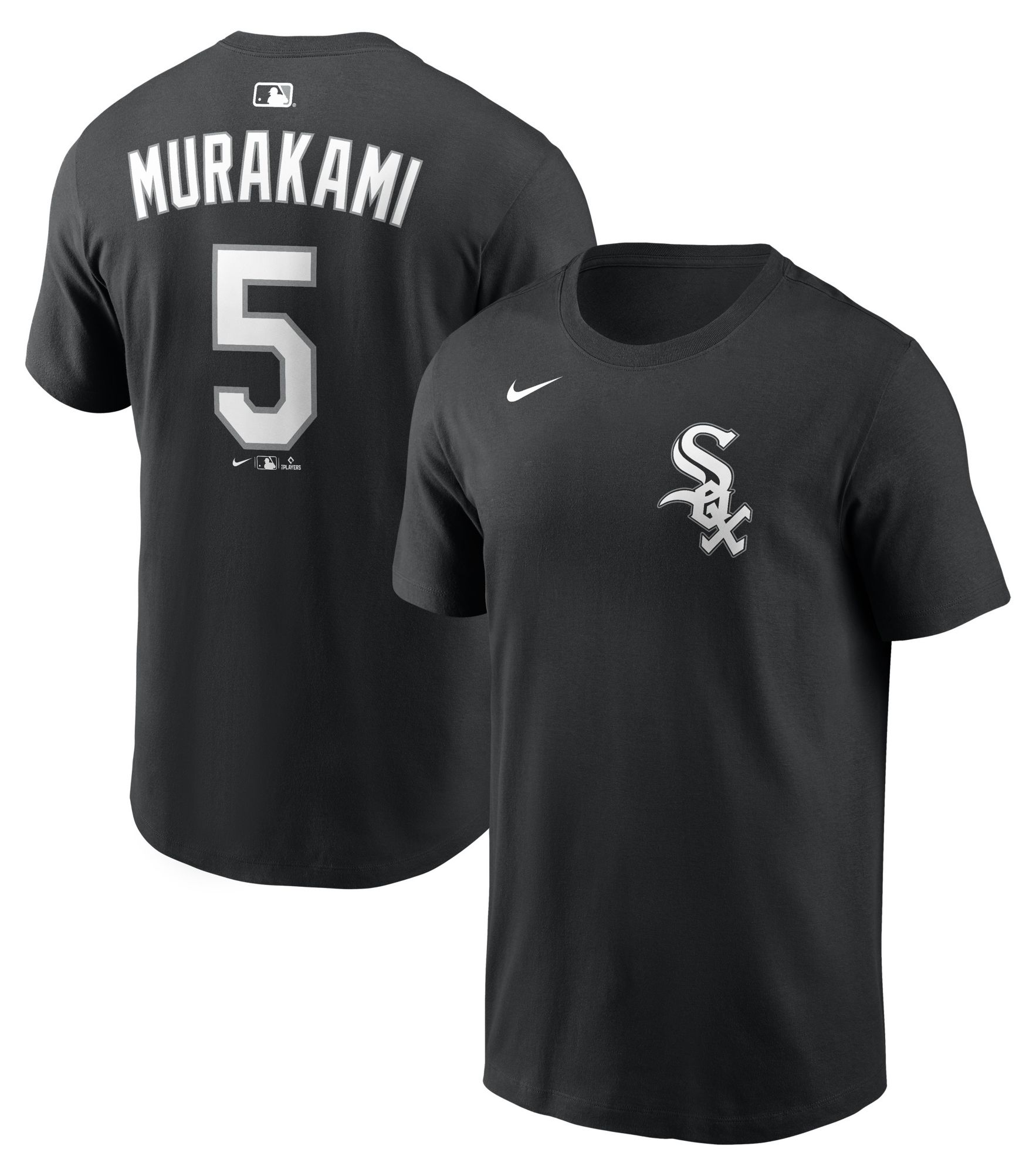 Nike Adult Chicago White Sox Munetaka Murakami #5 Black T-Shirt