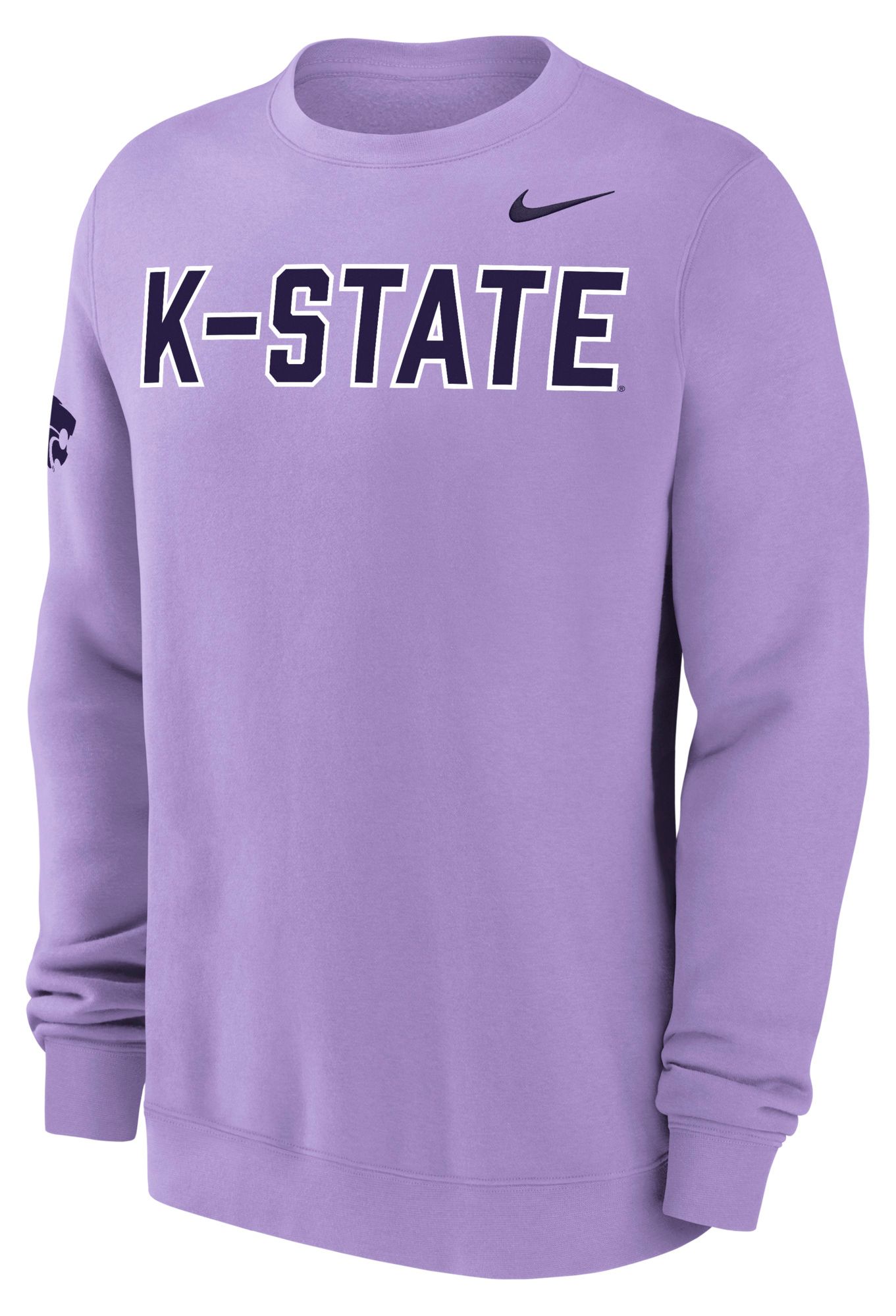 Nike Men's Kansas State Wildcats Purple Club Crewneck Sweatshirt