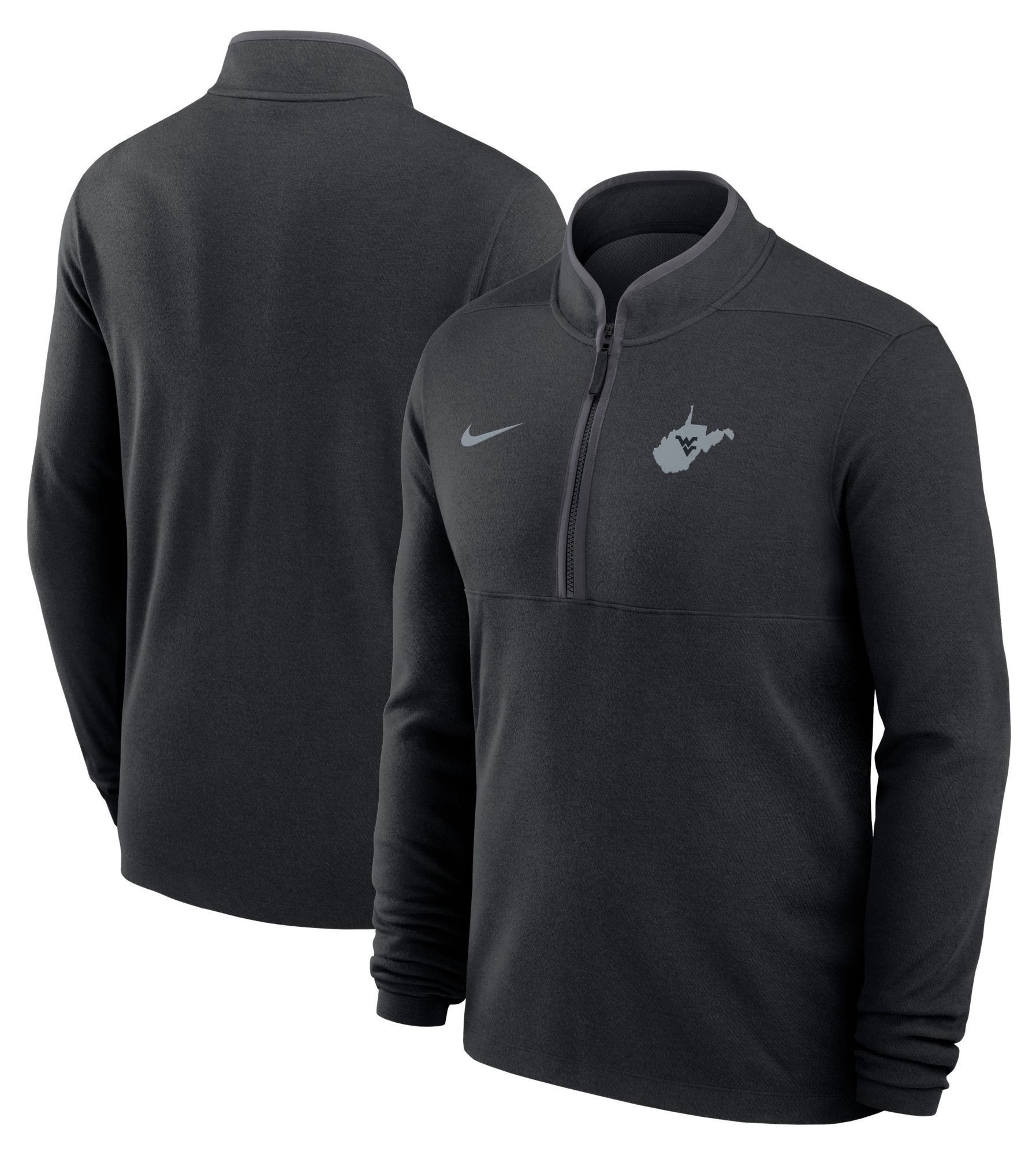 Nike Men's West Virginia Mountaineers Built for Bravery 1/4 Zip Jacket
