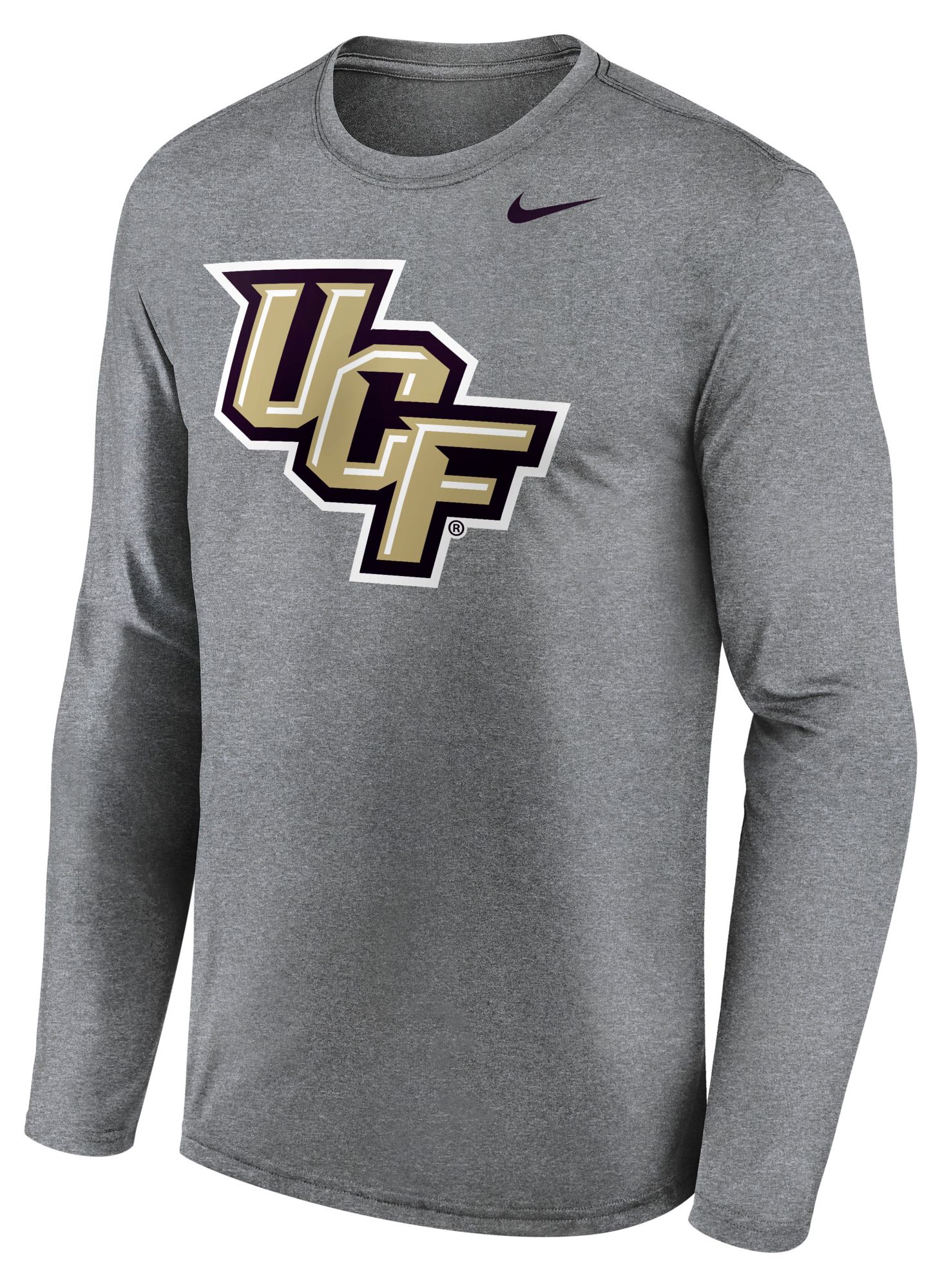 Nike Men's UCF Knights Gray Legend Long Sleeve Shirt
