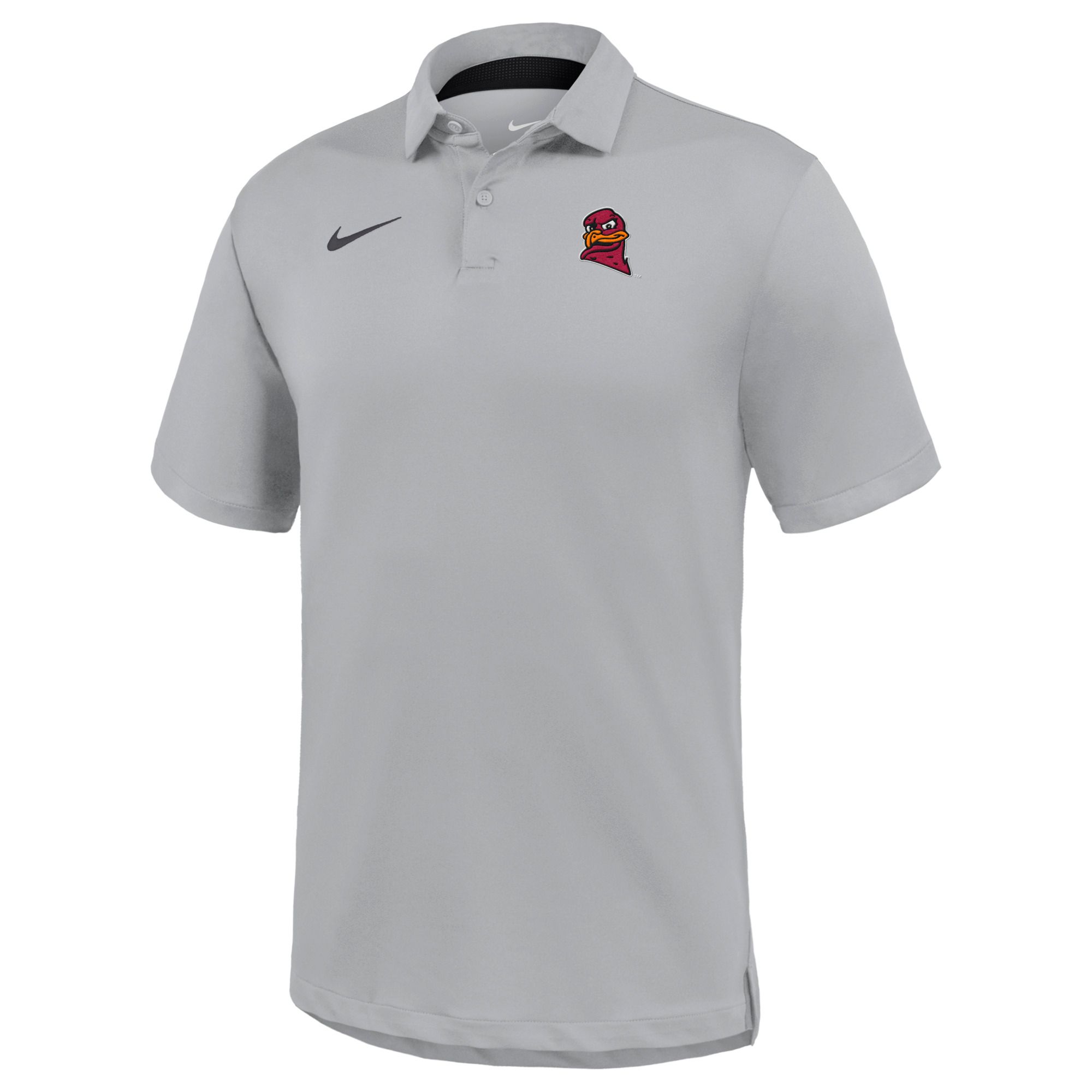 Nike Men's Virginia Tech Hokies Gray Tour Polo