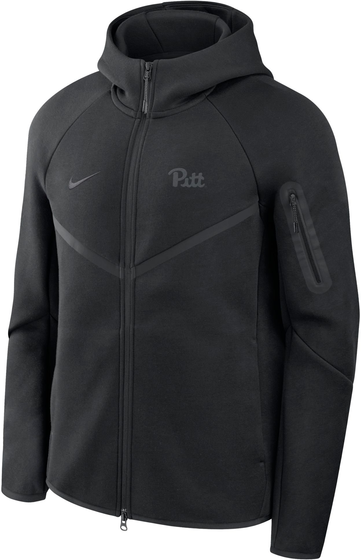 Nike Men's Pitt Panthers Tech Fleece Full-Zip Hoodie, Scuba