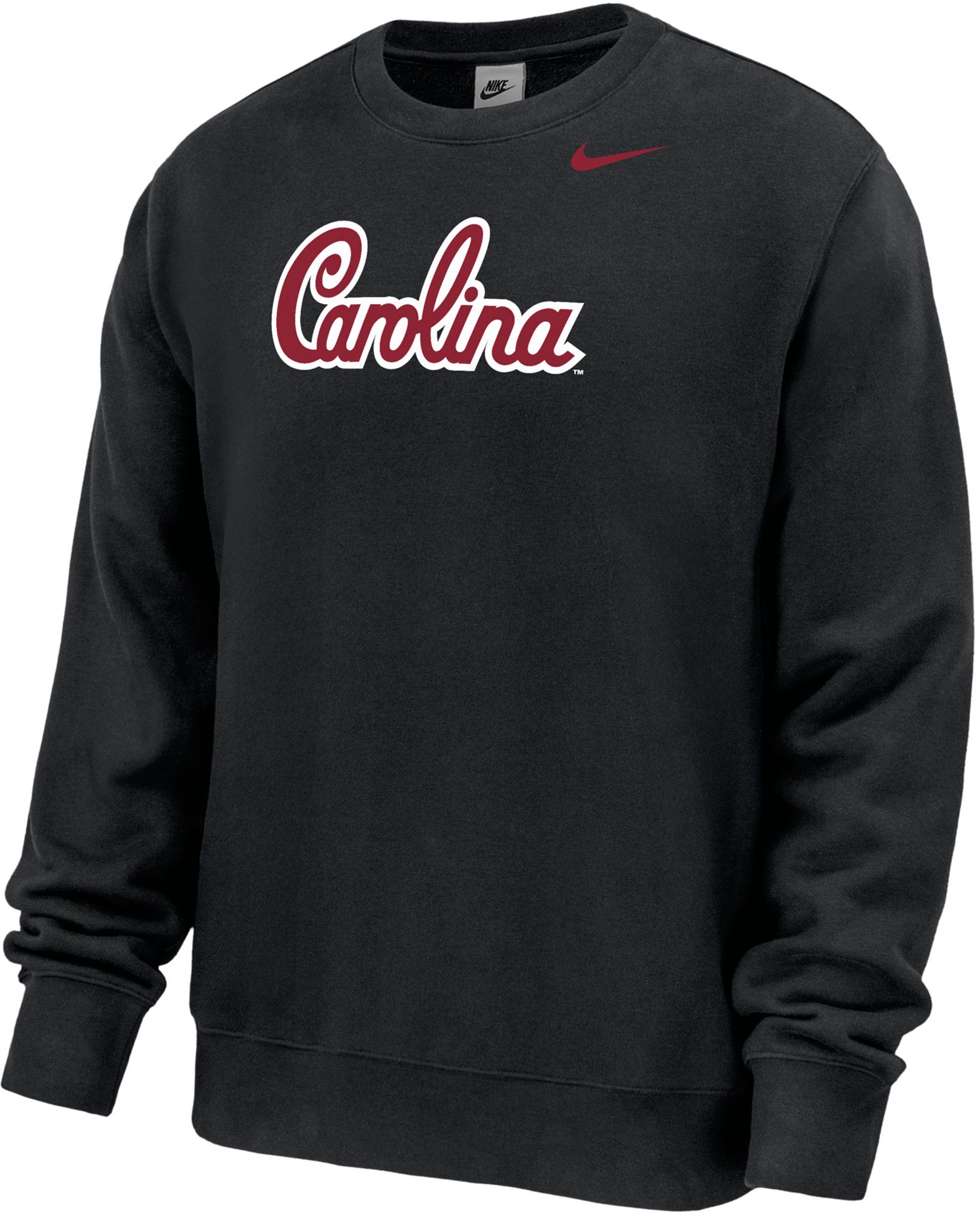 Nike Men's Black South Carolina Gamecocks School Logo Club Fleece Sweatshirt - Black