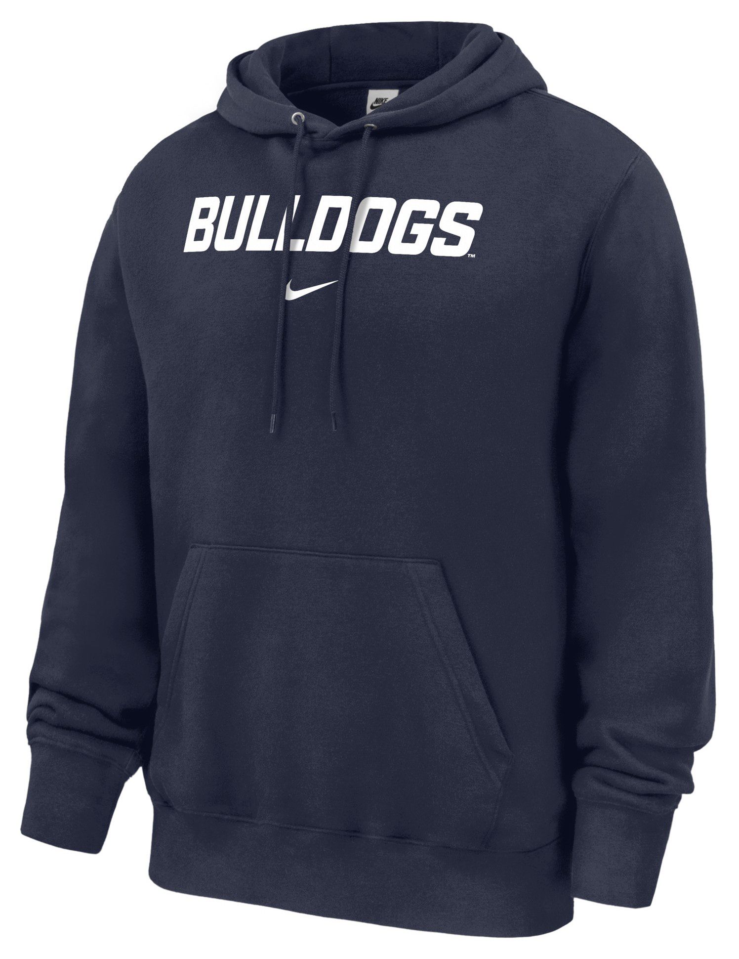 Nike Men's Butler Bulldogs Navy Wordmark Club Hoodie