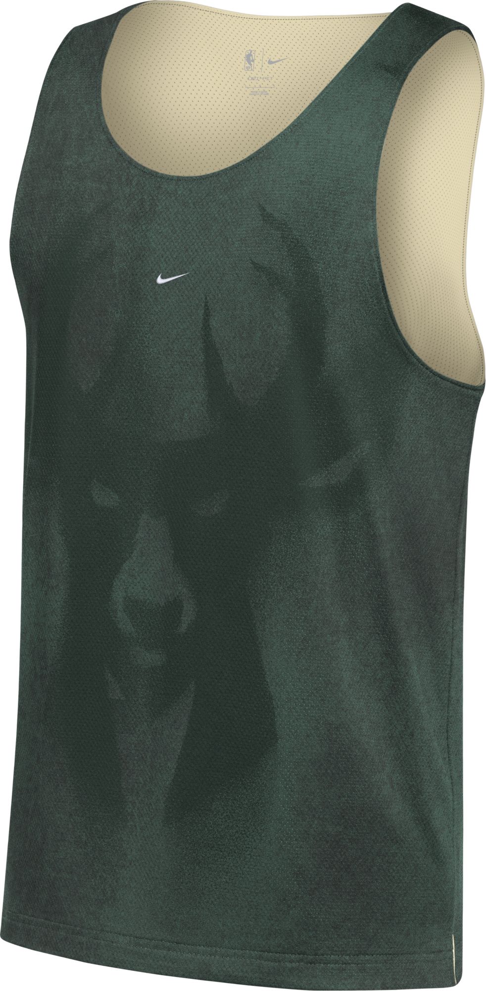 Nike Adult Milwaukee Bucks Worn With Obsession Standard Issue Mesh Basketball Jersey