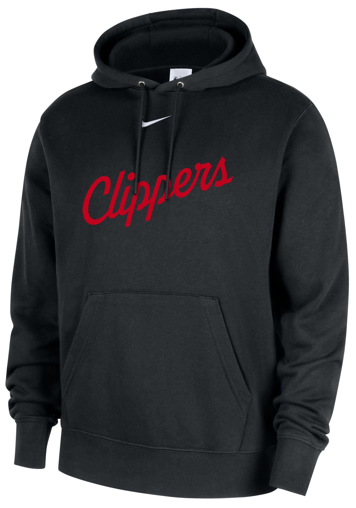Nike Men's Los Angeles Clippers Black Wordmark Club Hoodie