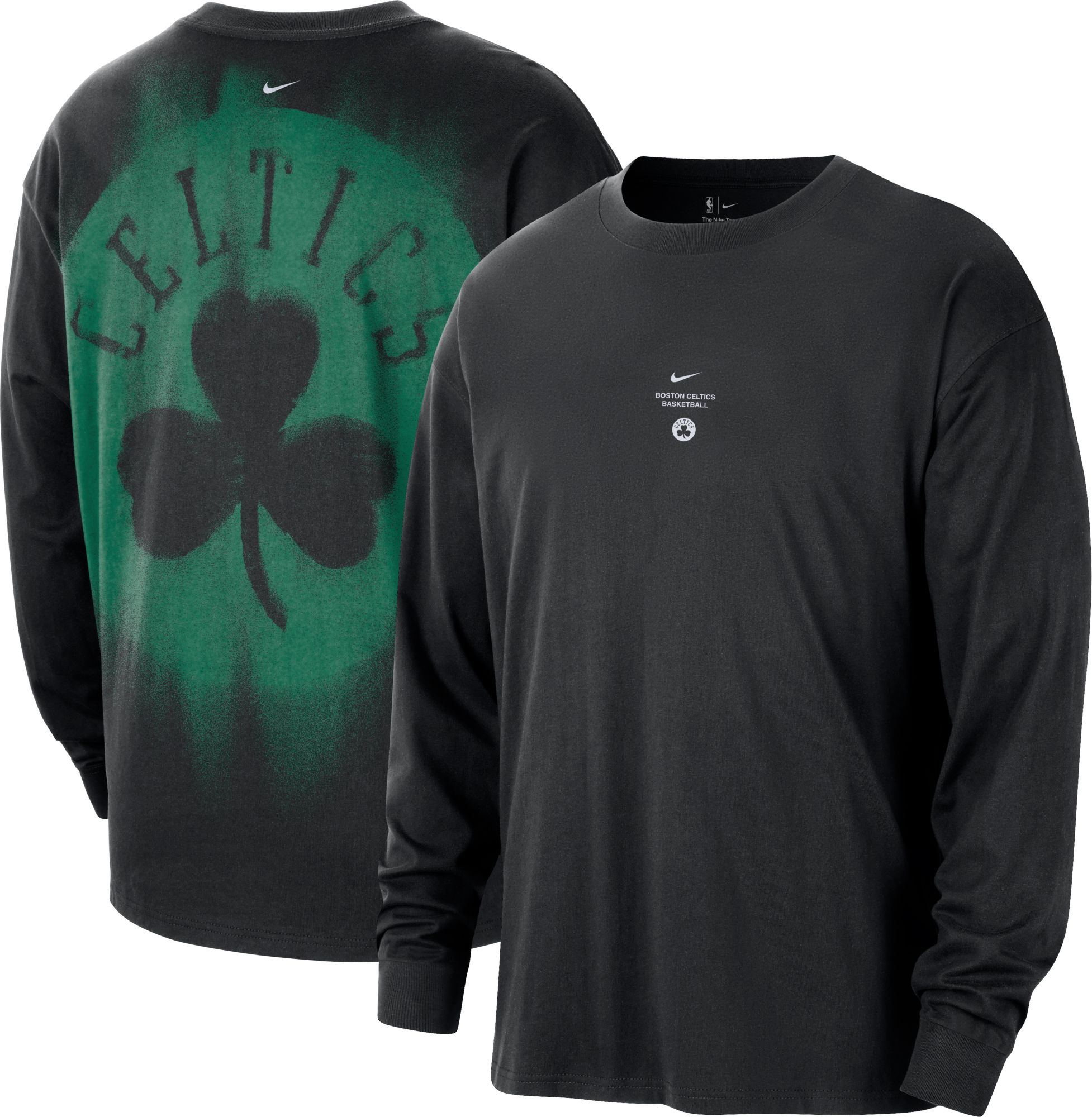 Nike Adult Boston Celtics Worn With Obsession Standard Issue Game Long Sleeve Shirt, Men's