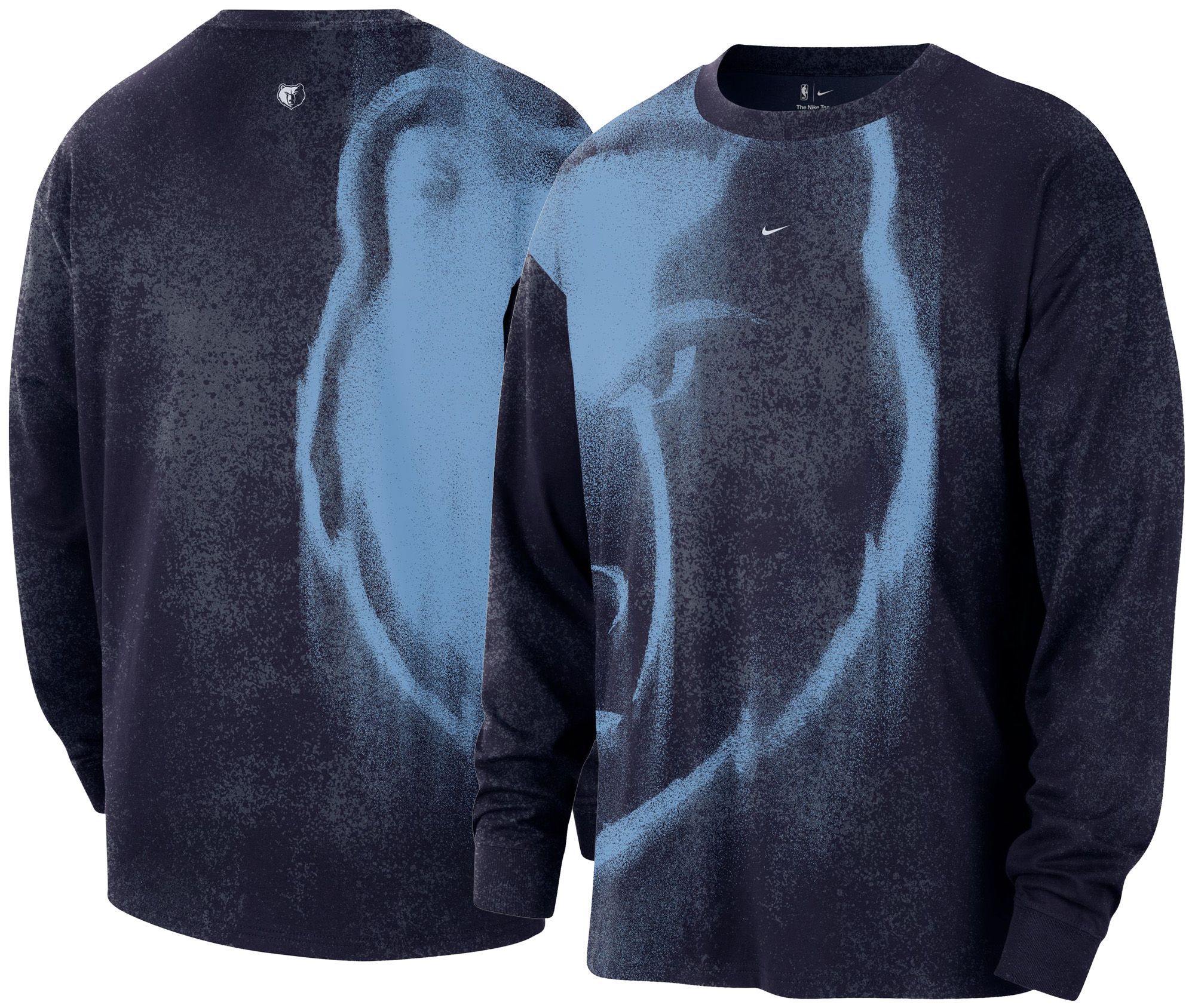 Nike Adult Memphis Grizzlies Worn With Obsession Essential Game Theater Anthem Long Sleeve Shirt