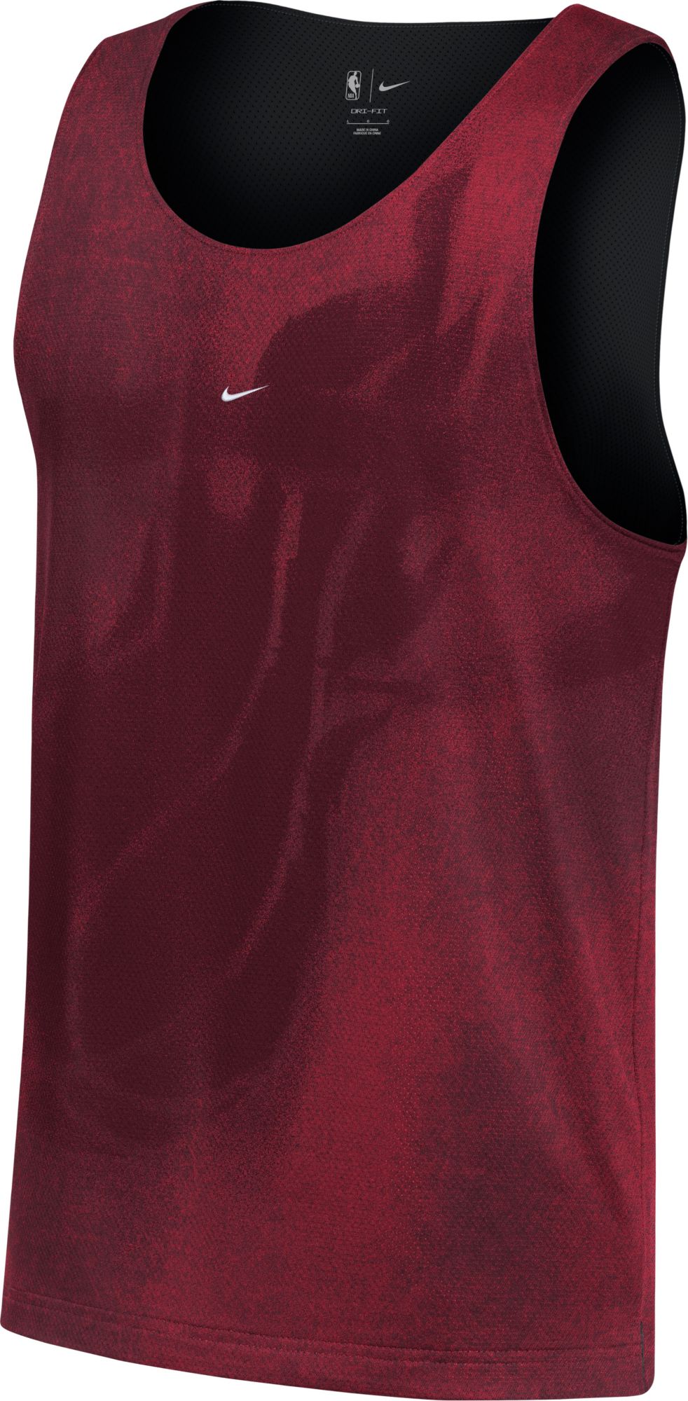 Nike Adult Miami Heat Worn With Obsession Standard Issue Mesh Basketball Jersey
