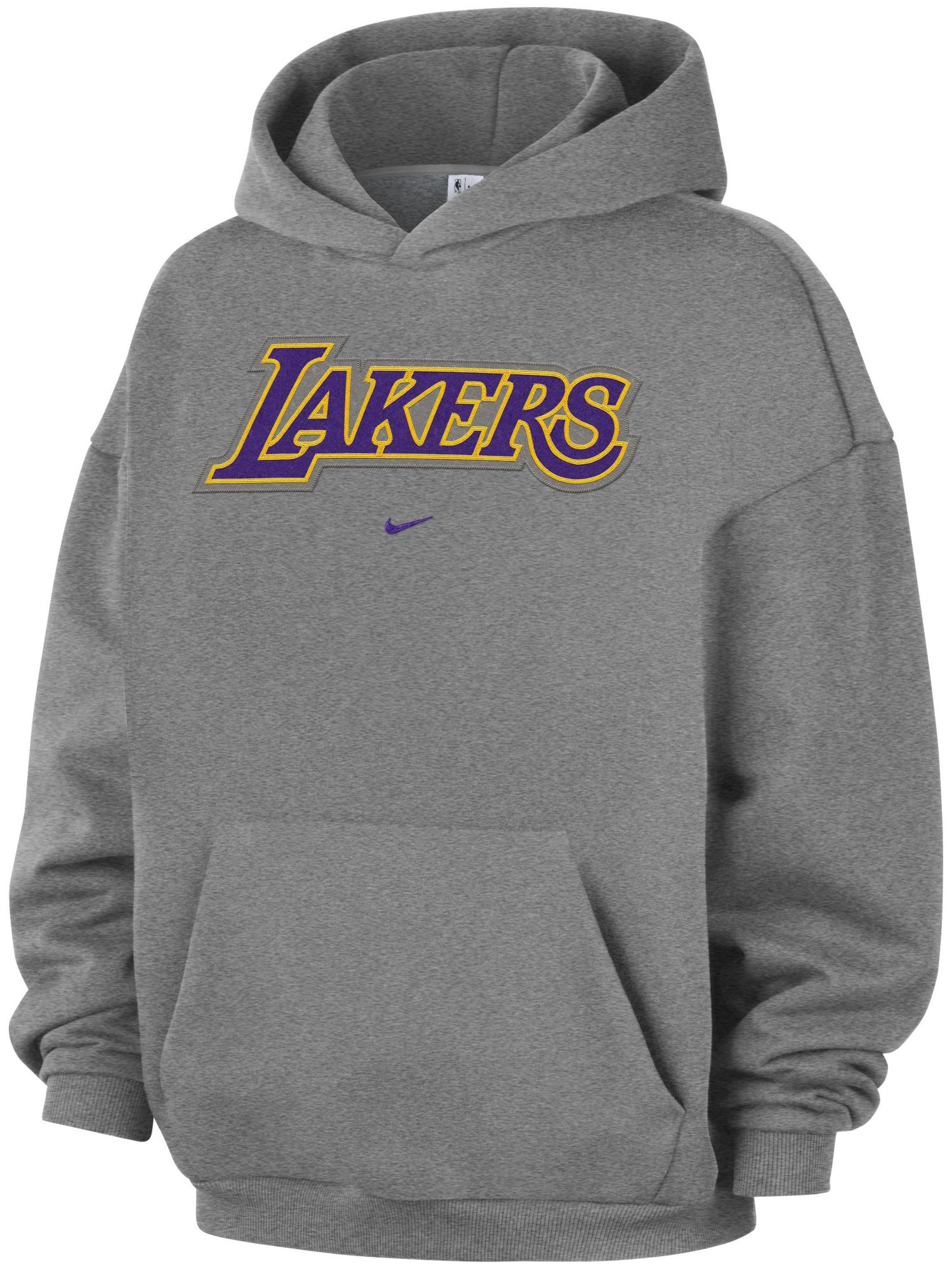 Nike Adult Los Angeles Lakers Worn With Obsession Standard Issue Wordmark Hoodie