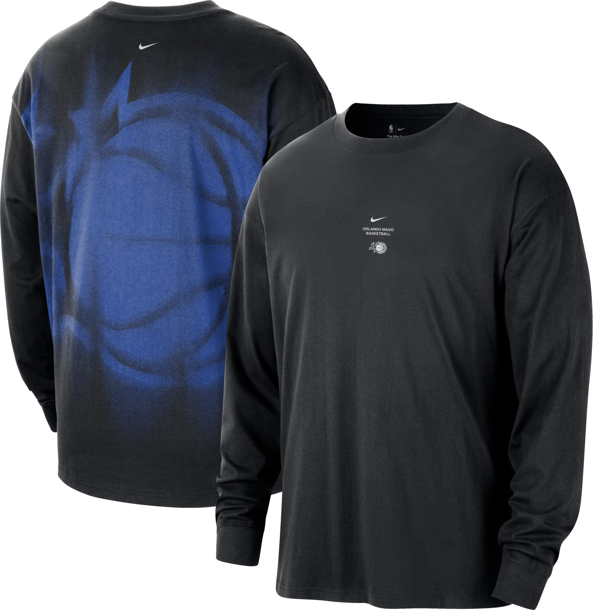 Nike Adult Orlando Magic Worn With Obsession Standard Issue Game Long Sleeve Shirt