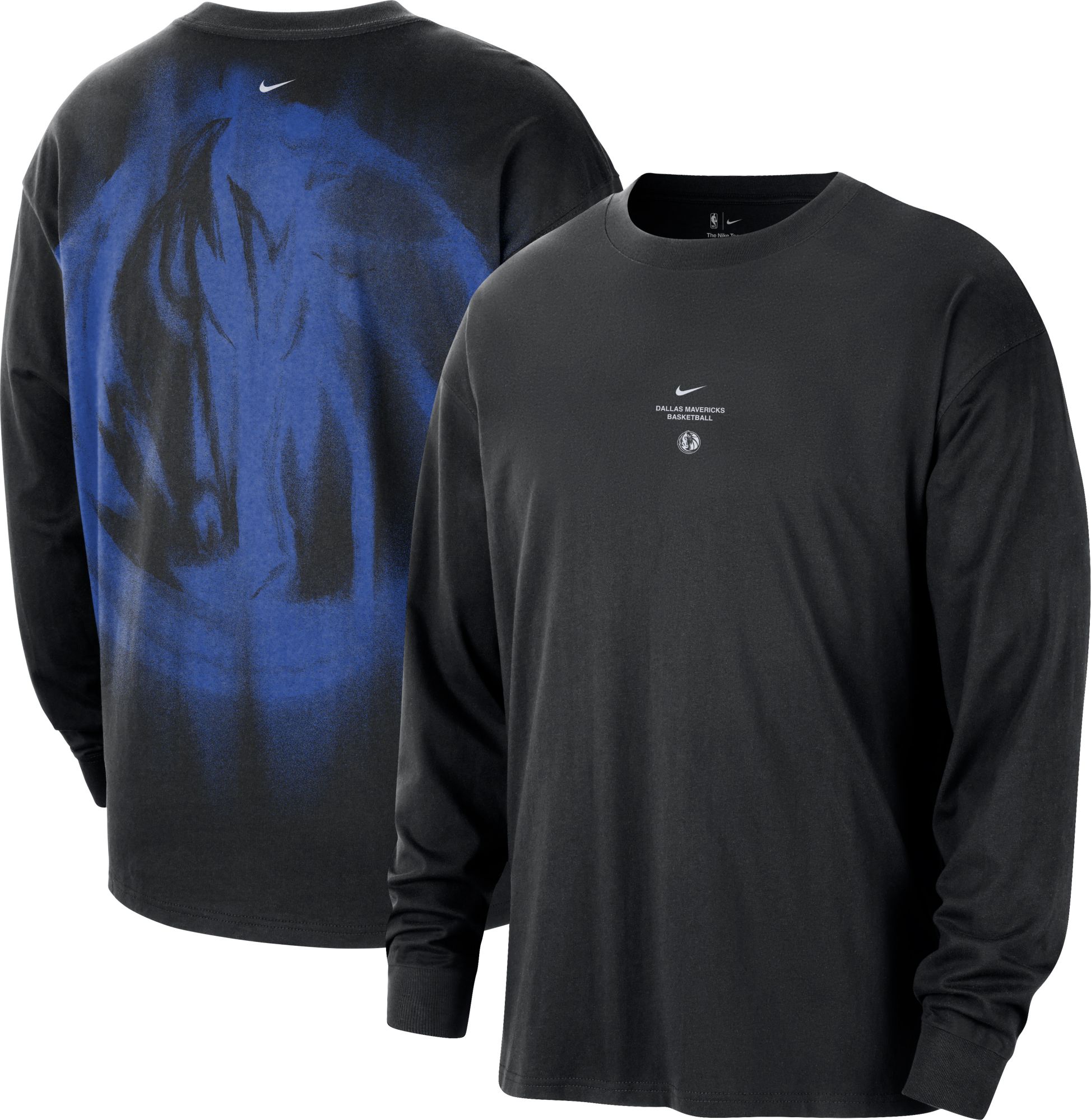 Nike Adult Dallas Mavericks Worn With Obsession Standard Issue Game Long Sleeve Shirt, Men's