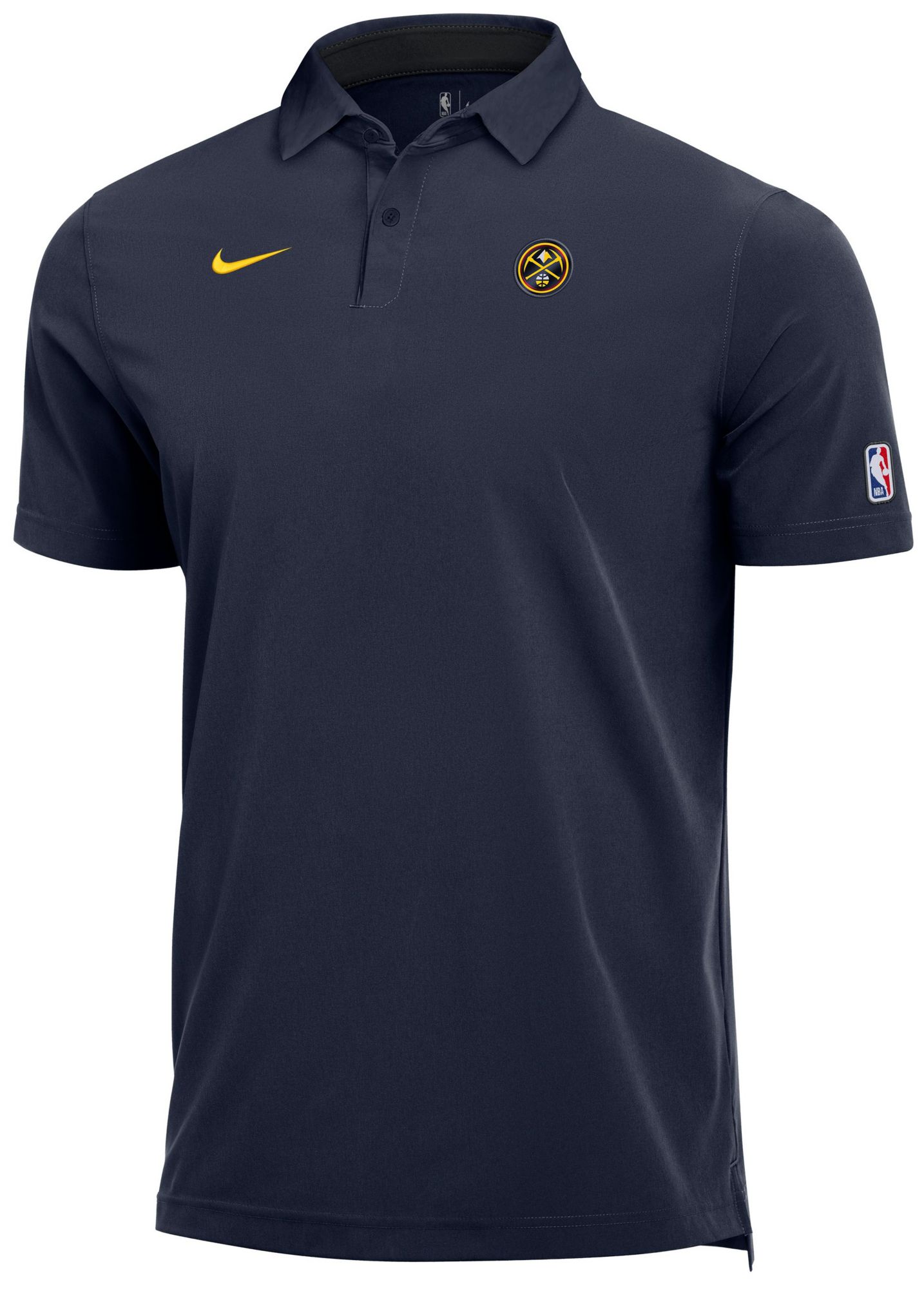 Nike Men's Denver Nuggets Navy Staff Polo