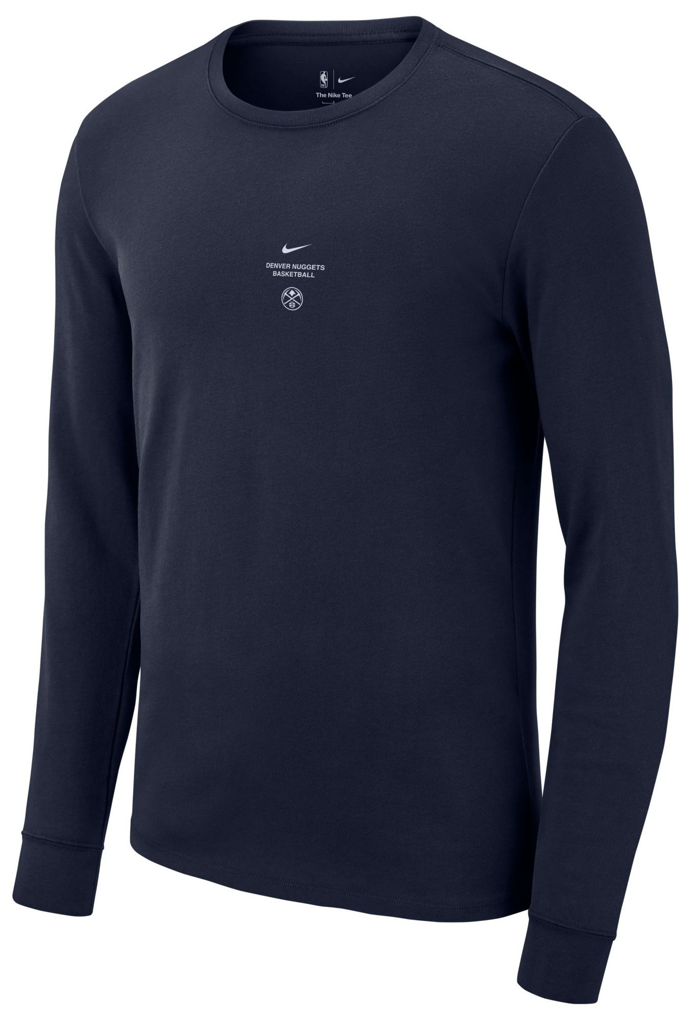 Nike Men's Navy Denver Nuggets 2026 Standard Issue Practice Long Sleeve T-Shirt - Navy