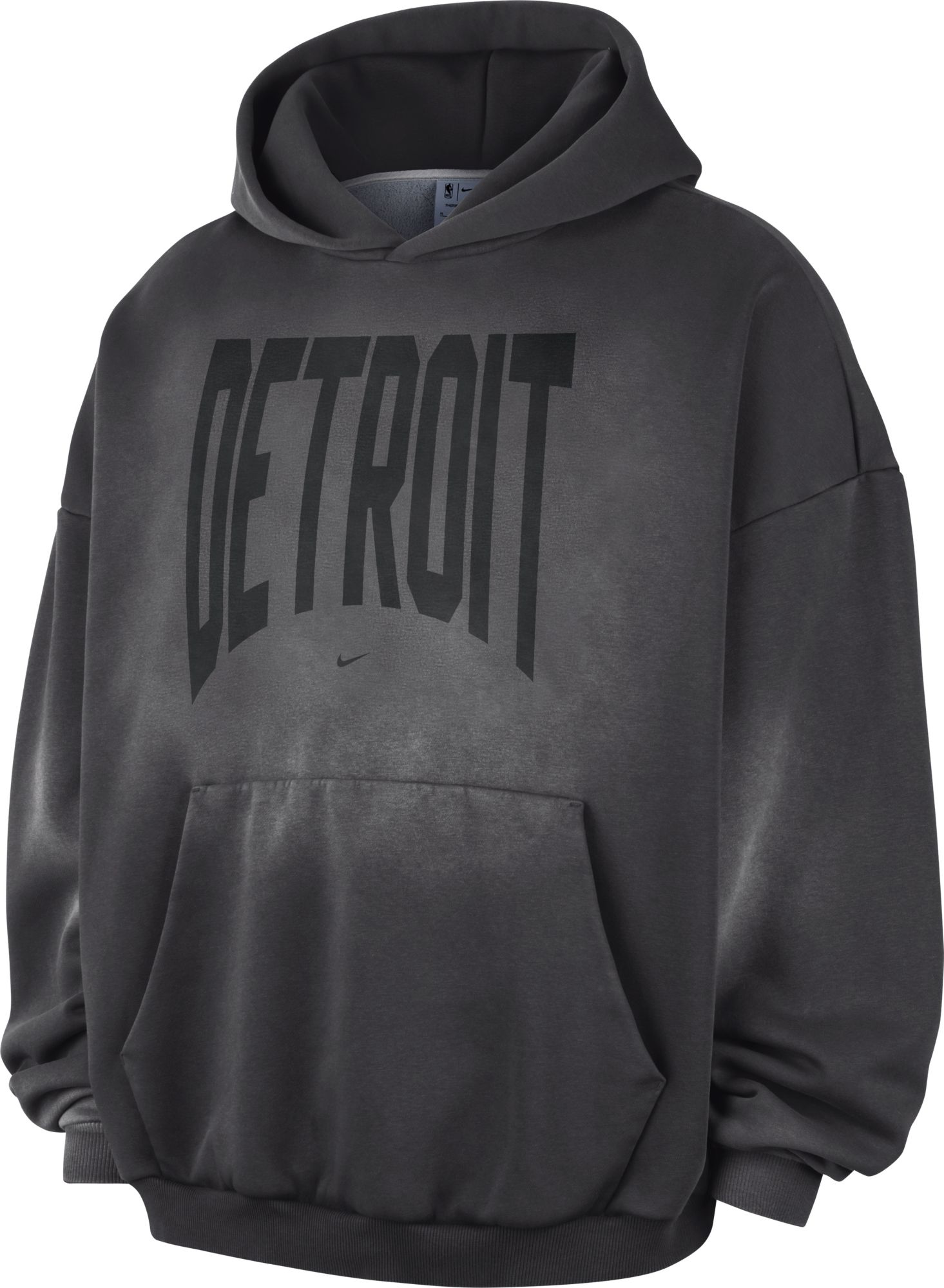Nike Adult Detroit Pistons Worn With Obsession Standard Issue Travel Therma Fleece Hoodie
