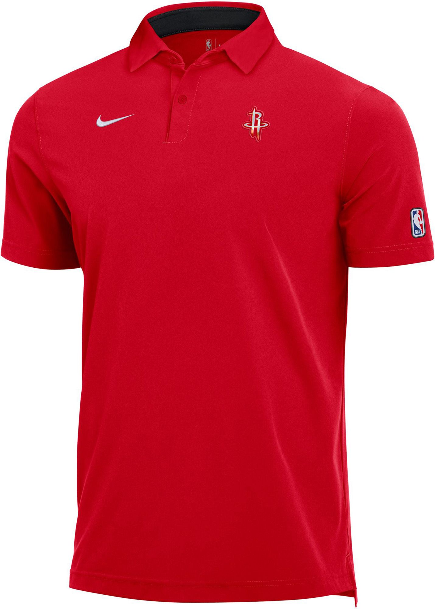 Nike Men's Houston Rockets Red Staff Polo
