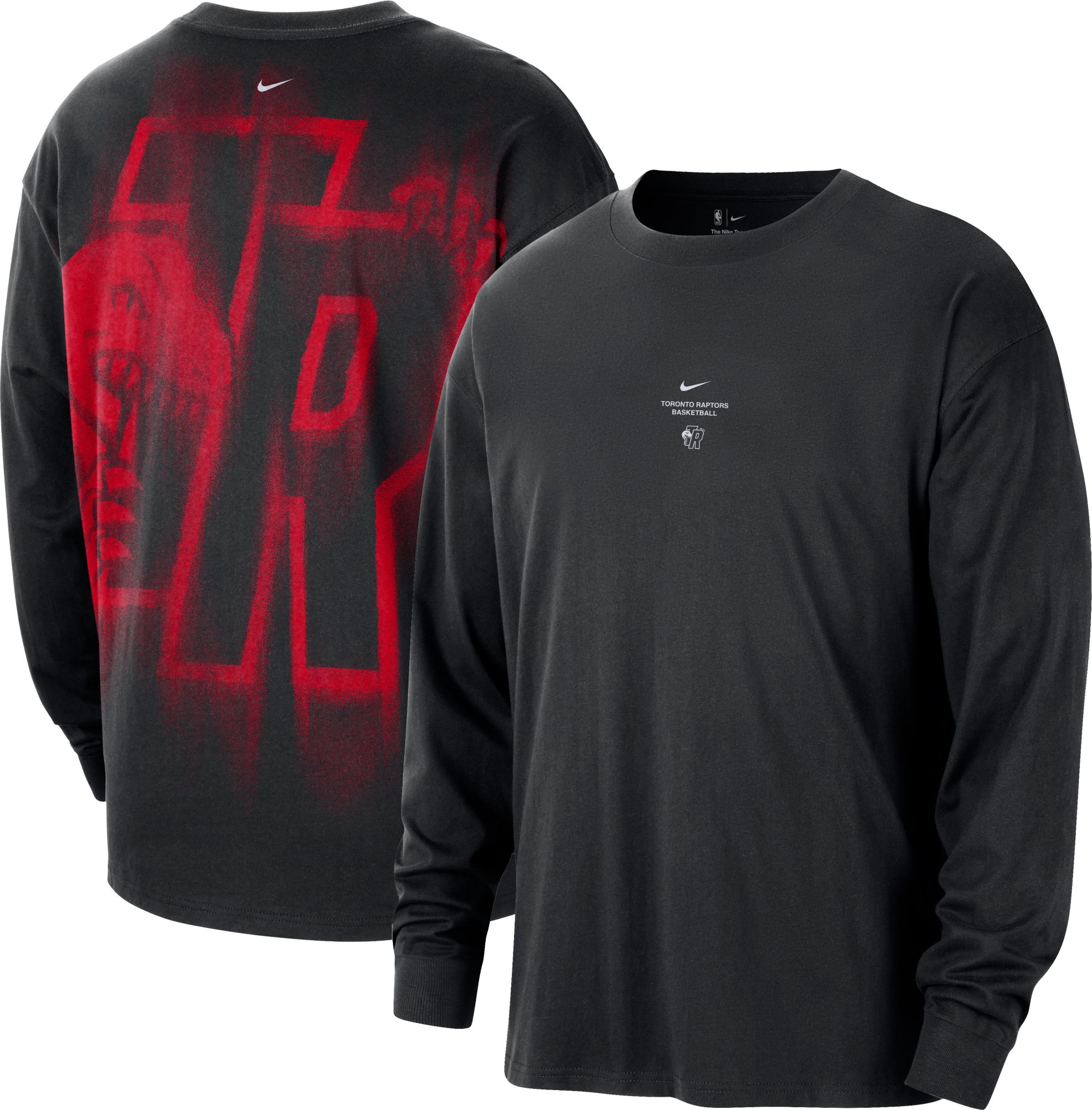Nike Adult Toronto Raptors Worn With Obsession Standard Issue Game Long Sleeve Shirt