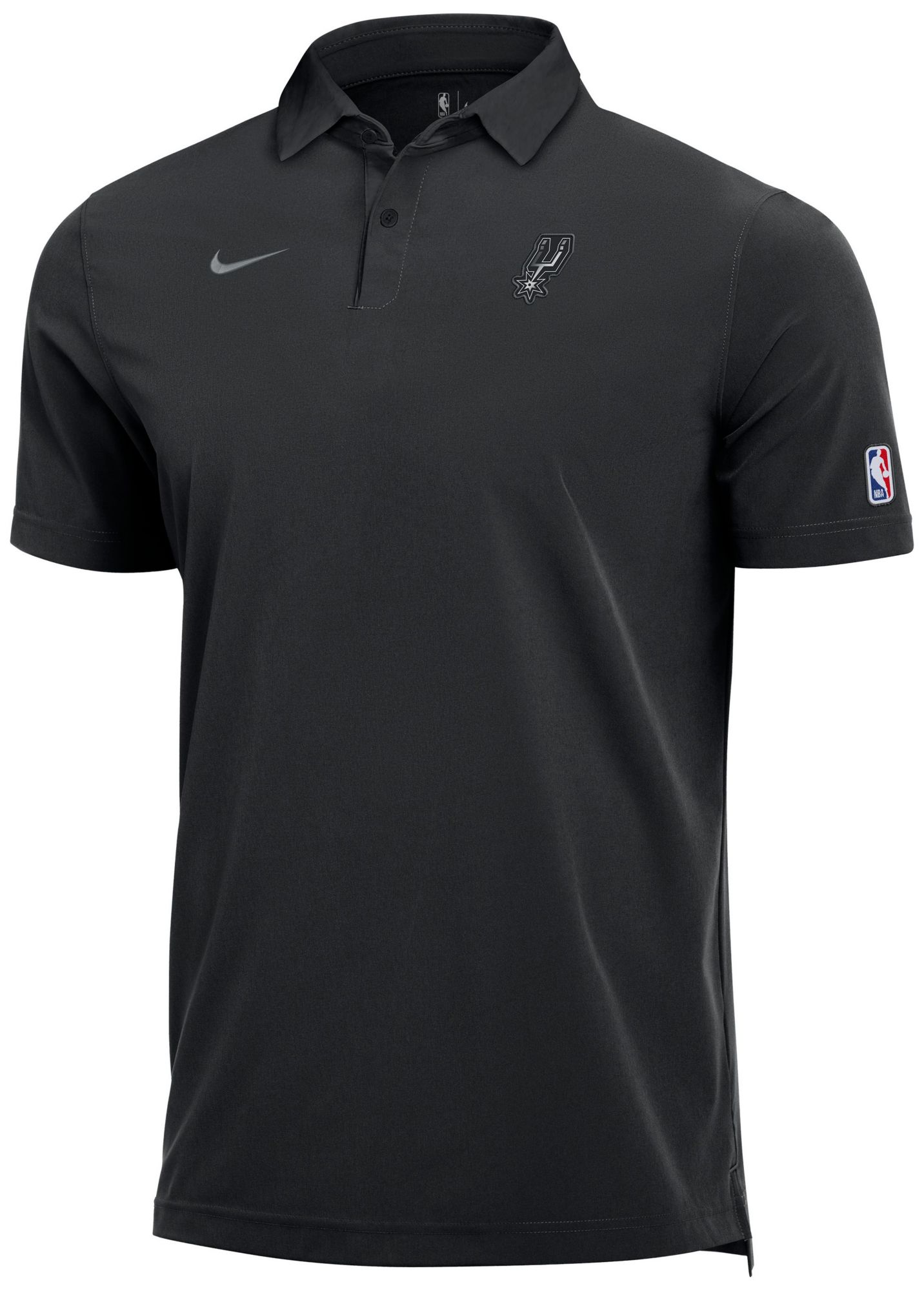 Nike Men's San Antonio Spurs Black Staff Polo