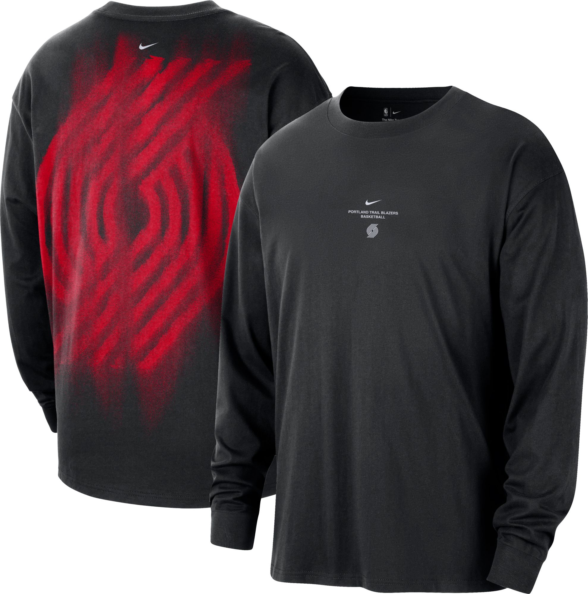 Nike Adult Portland Trail Blazers Worn With Obsession Standard Issue Game Long Sleeve Shirt, Men's