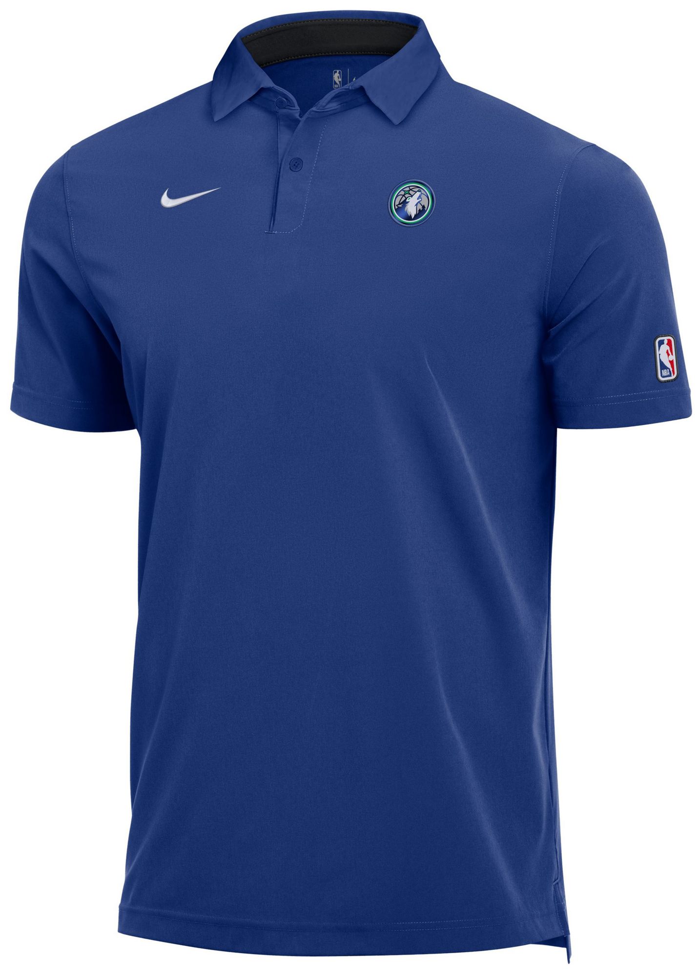 Nike Men's Minnesota Timberwolves Blue Staff Polo, Small