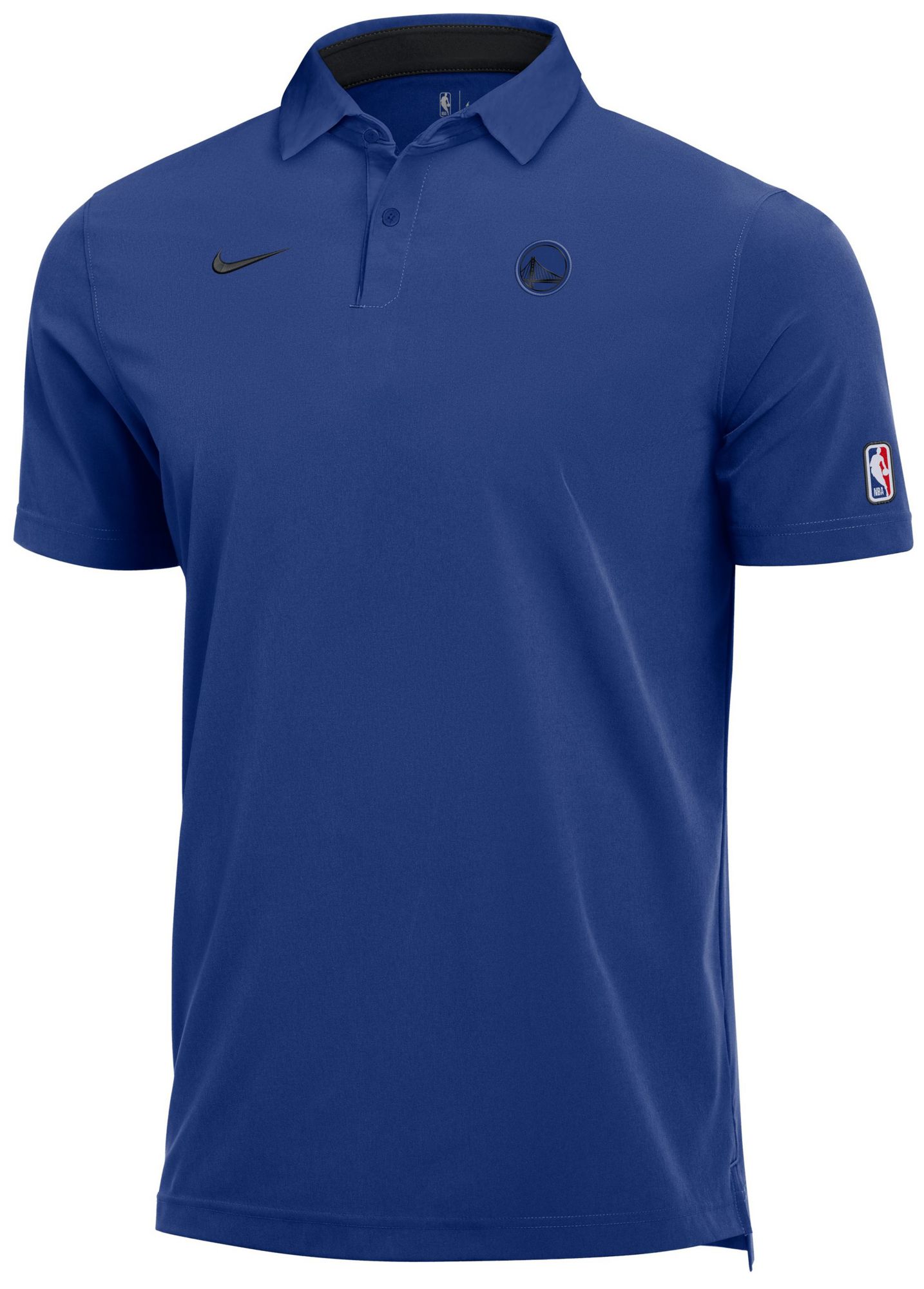 Nike Men's Golden State Warriors Blue Staff Polo