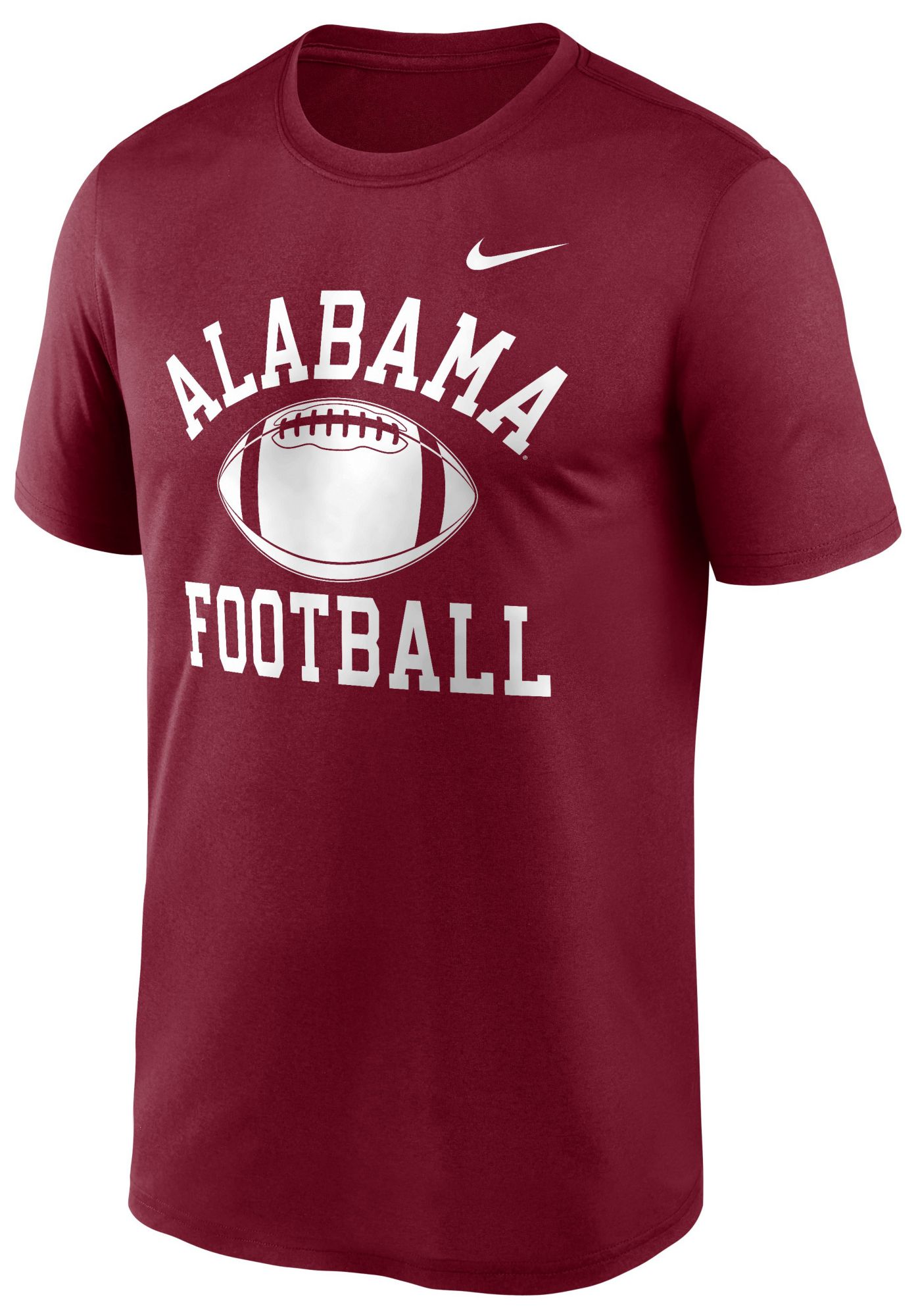 Nike Men's Alabama Crimson Tide Crimson Arch Football Legend T-Shirt