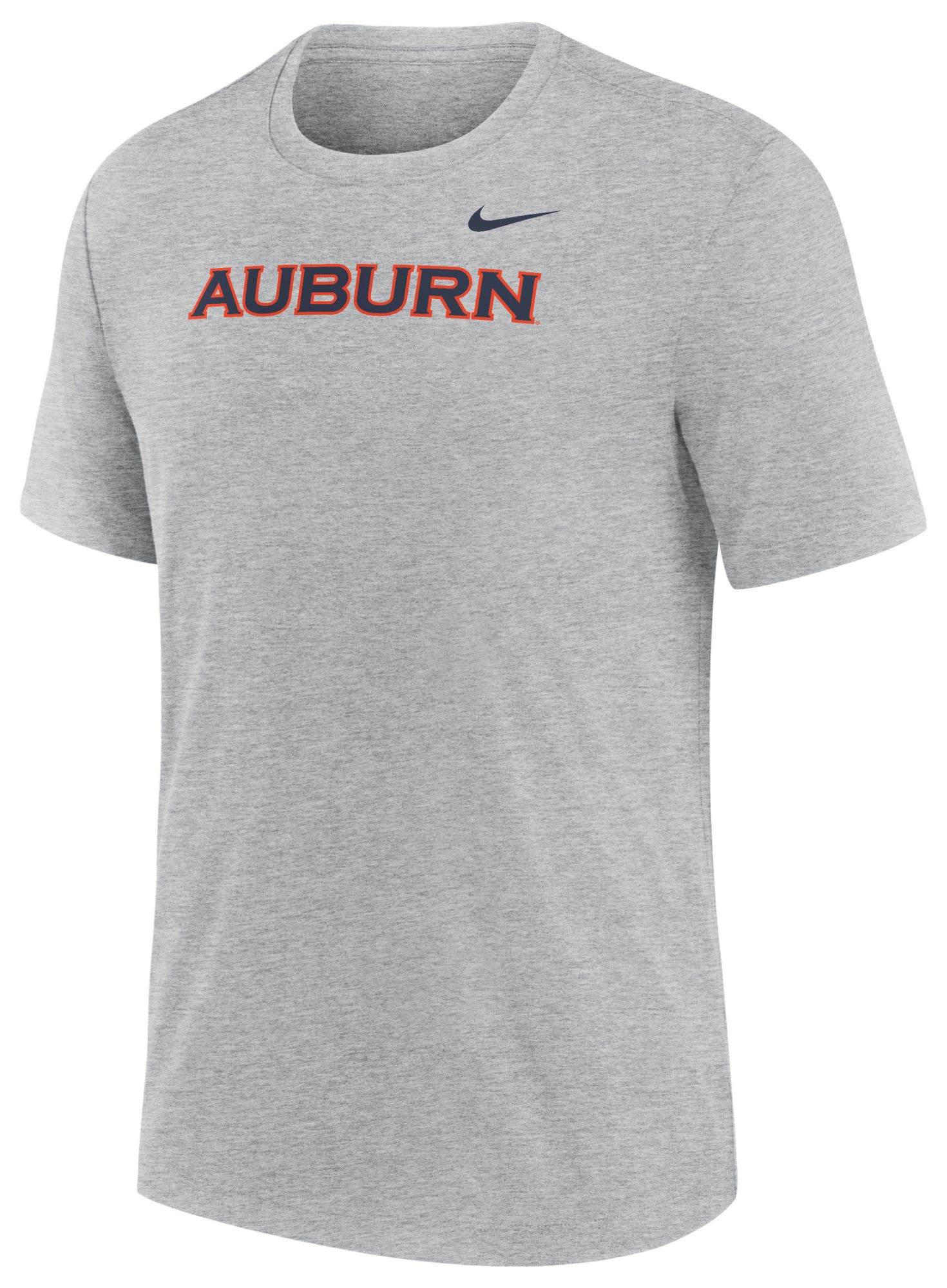 Nike Men's Auburn Tigers Dark Grey Heather Triblend Alternate Logo T-Shirt