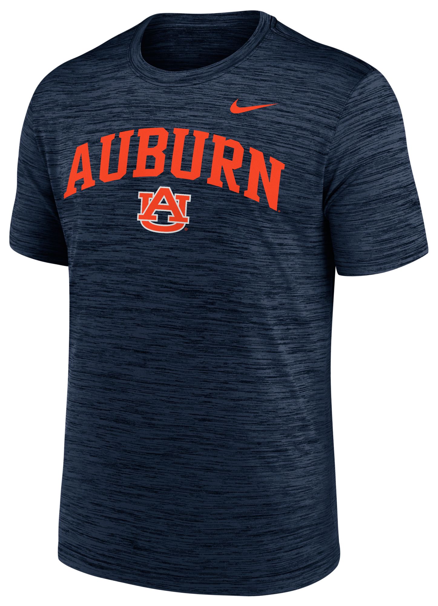 Nike Men's Auburn Tigers College Navy Velocity Arch Logo T-Shirt