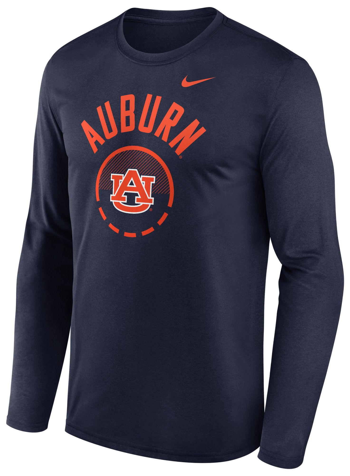 Nike Men's Auburn Tigers Dri-FIT Shooting Long Sleeve Shirt
