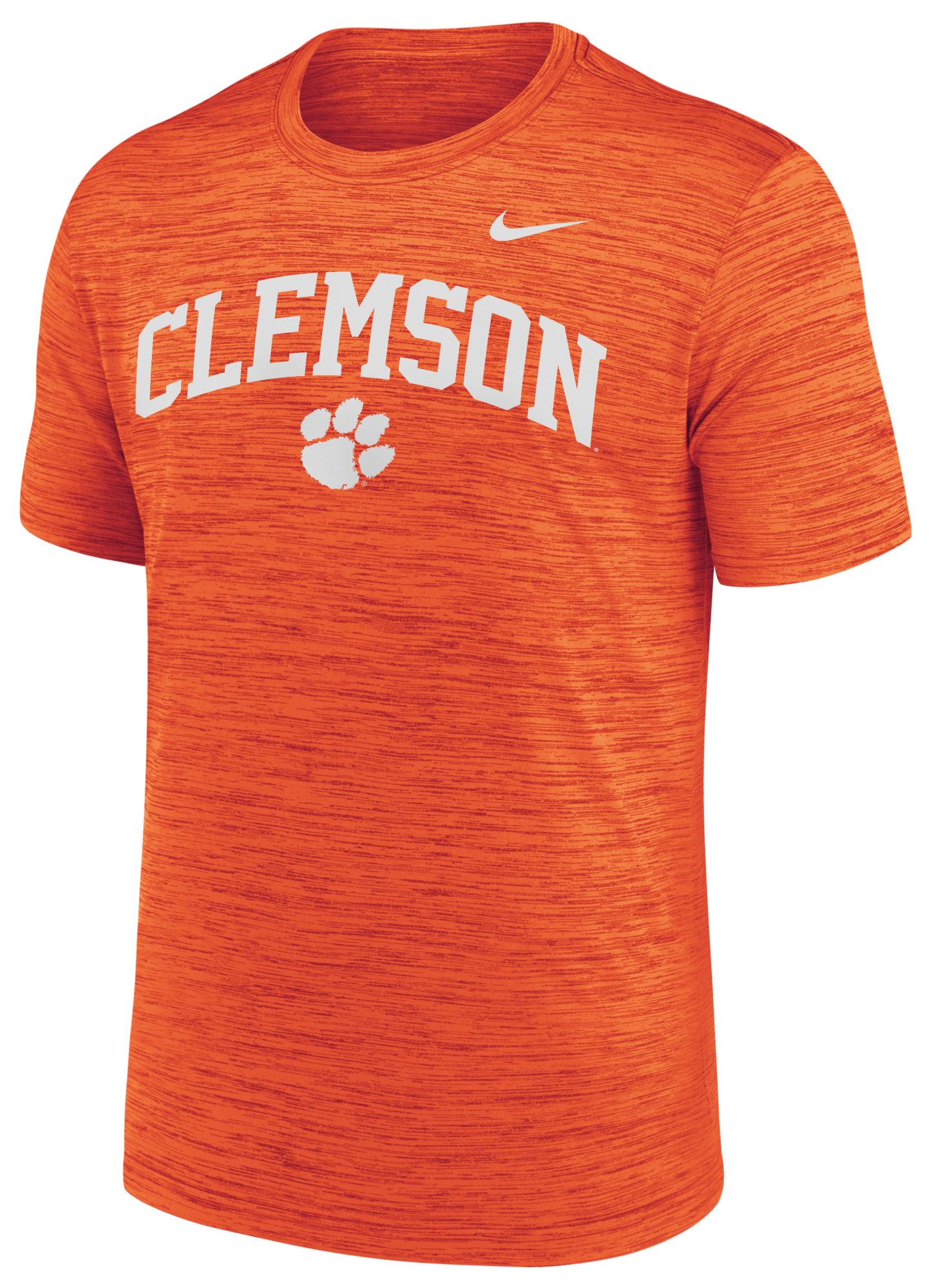 Nike Men's Clemson Tigers University Orange Velocity Arch Logo T-Shirt