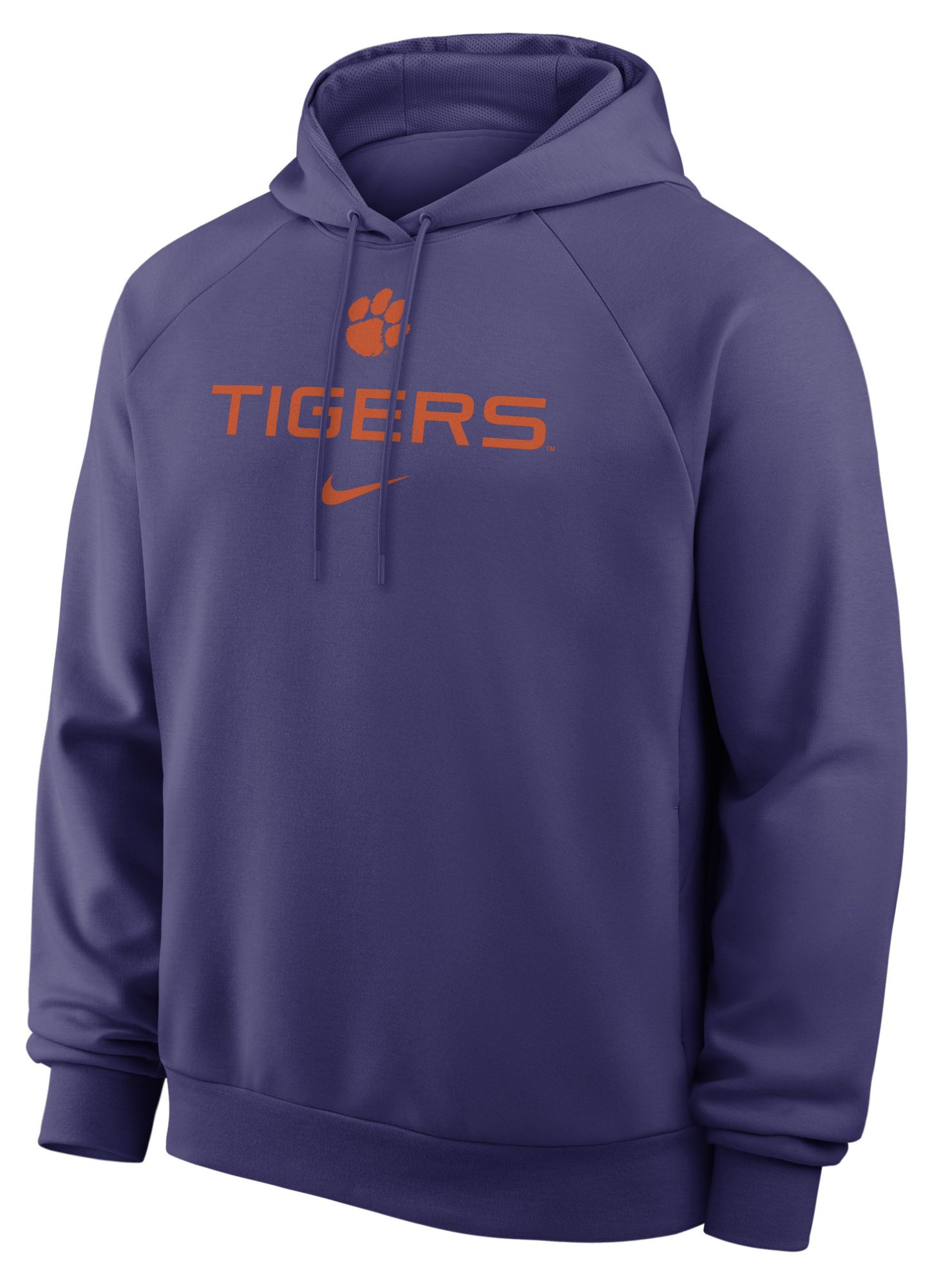 Nike Men's Clemson Tigers New Orchid Dri-FIT Primary Fleece Hoodie