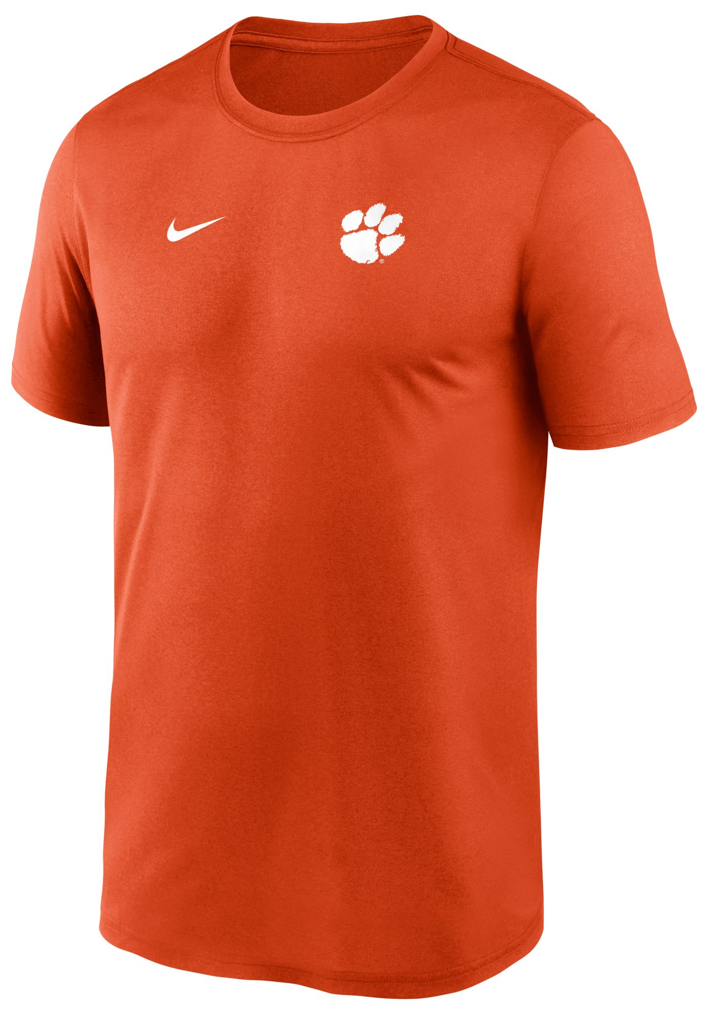 Nike Men's Clemson Tigers University Orange Small Logo Legend T-Shirt