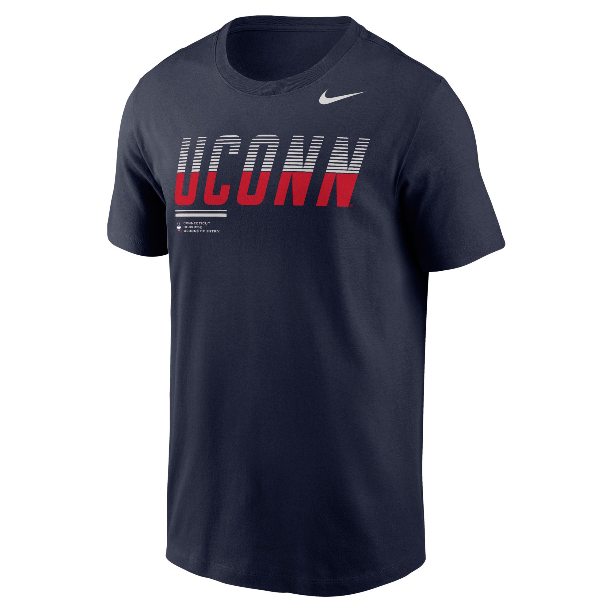 Nike Men's UConn Huskies Navy Legend Kinetic T-Shirt