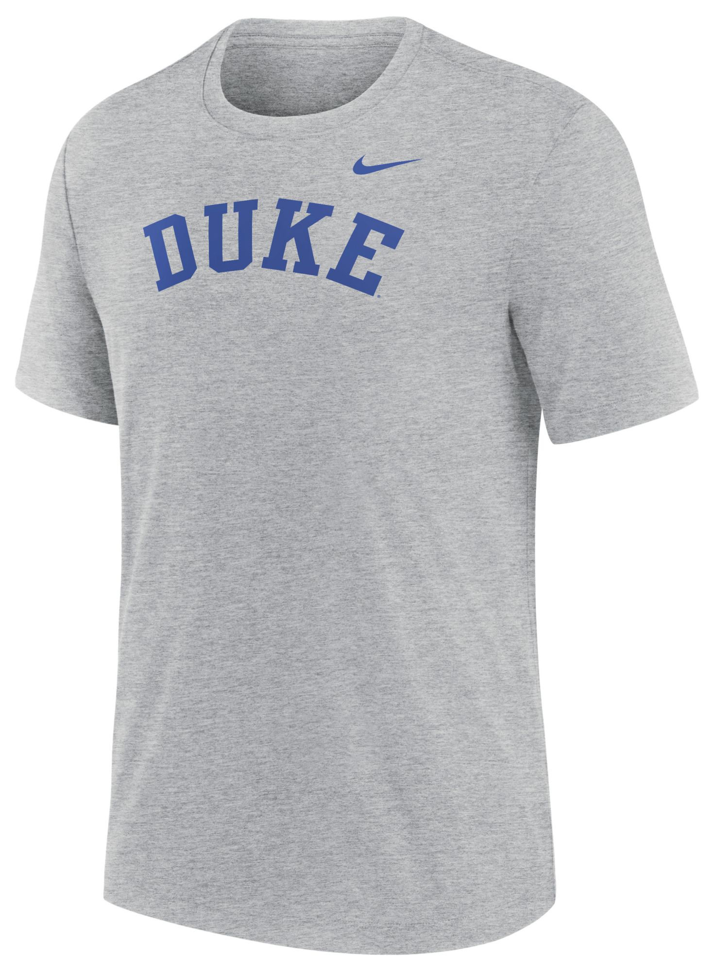 Nike Men's Duke Blue Devils Dark Grey Heather Triblend Alternate Logo T-Shirt
