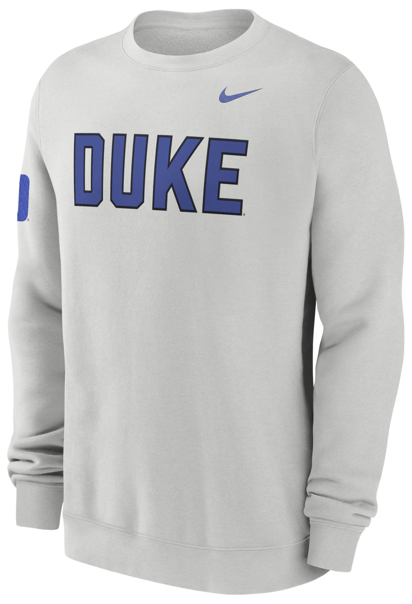 Nike Men's Duke Blue Devils Photon Dust Club Crewneck Sweatshirt