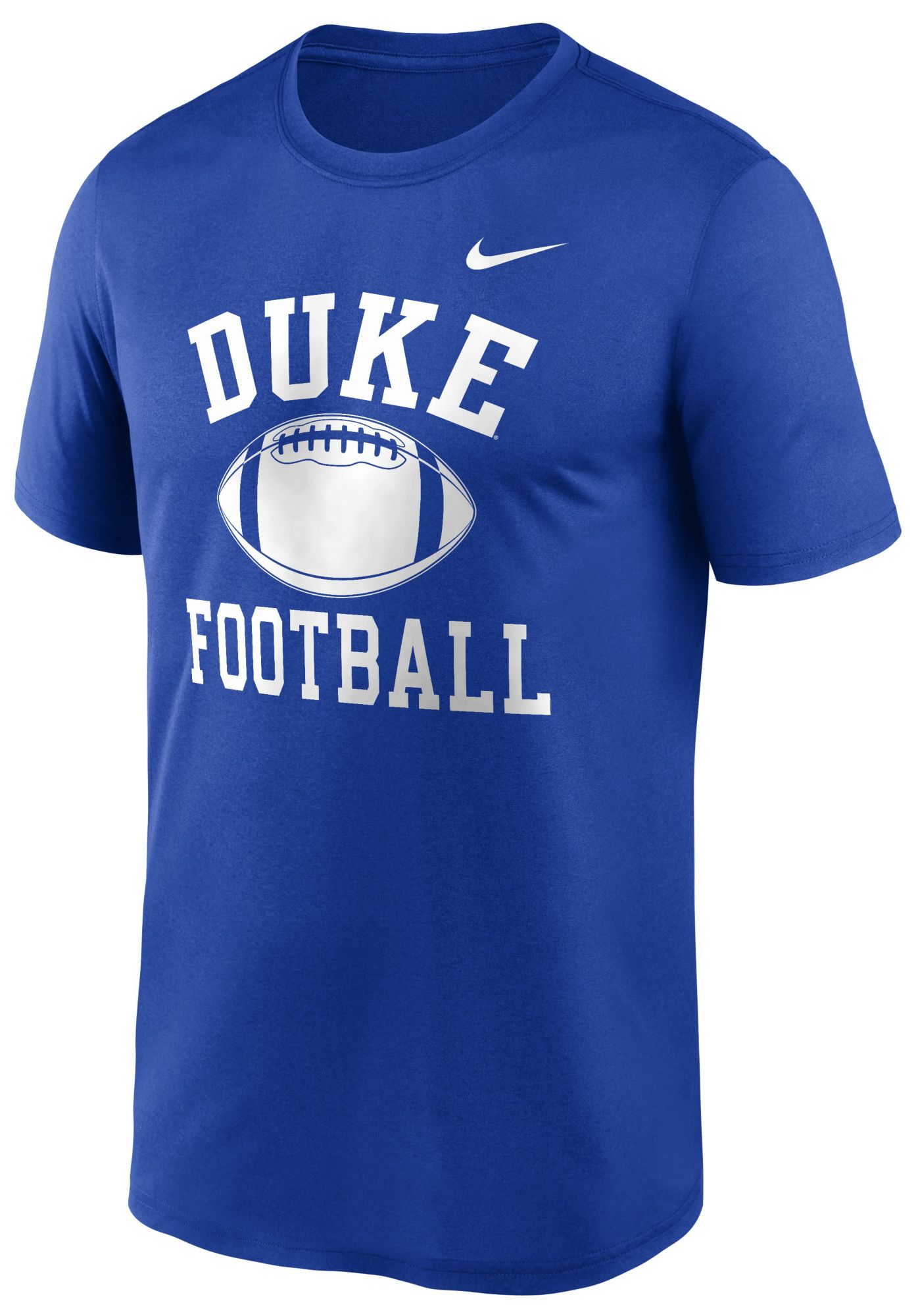 Nike Men's Duke Blue Devils Royal Arch Football Legend T-Shirt
