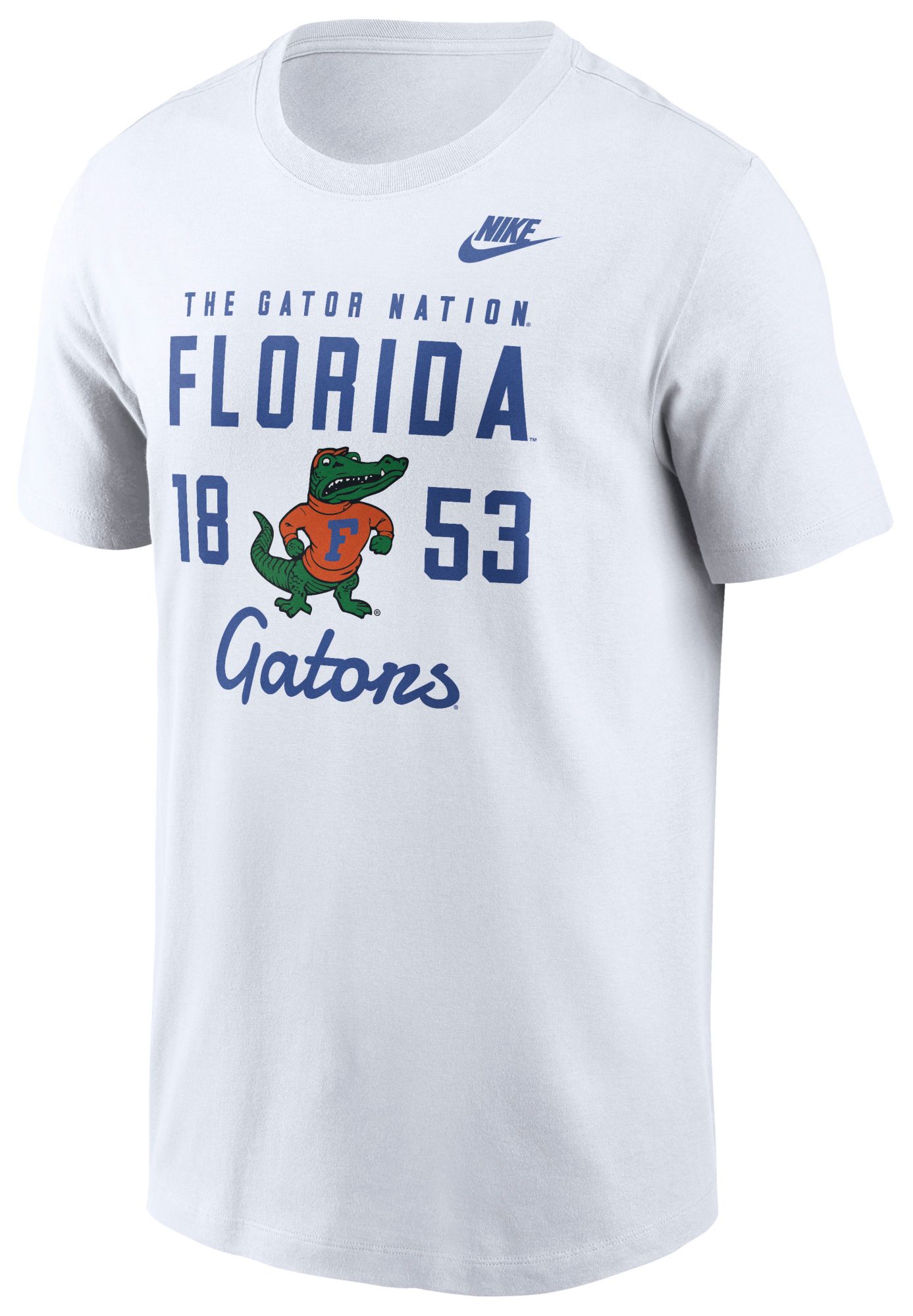Nike Men's Florida Gators White Legacy Stacked T-Shirt