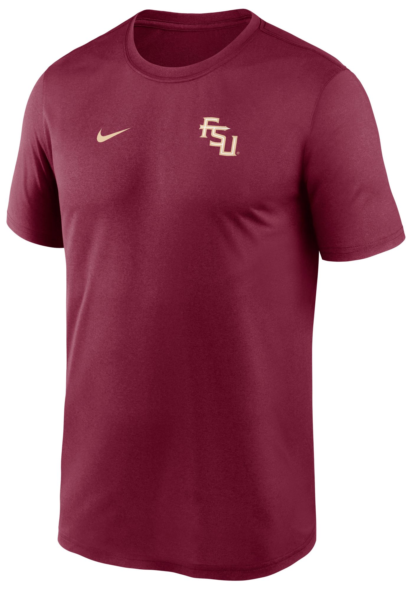 Nike Men's Florida State Seminoles Team Maroon Small Logo Legend T-Shirt