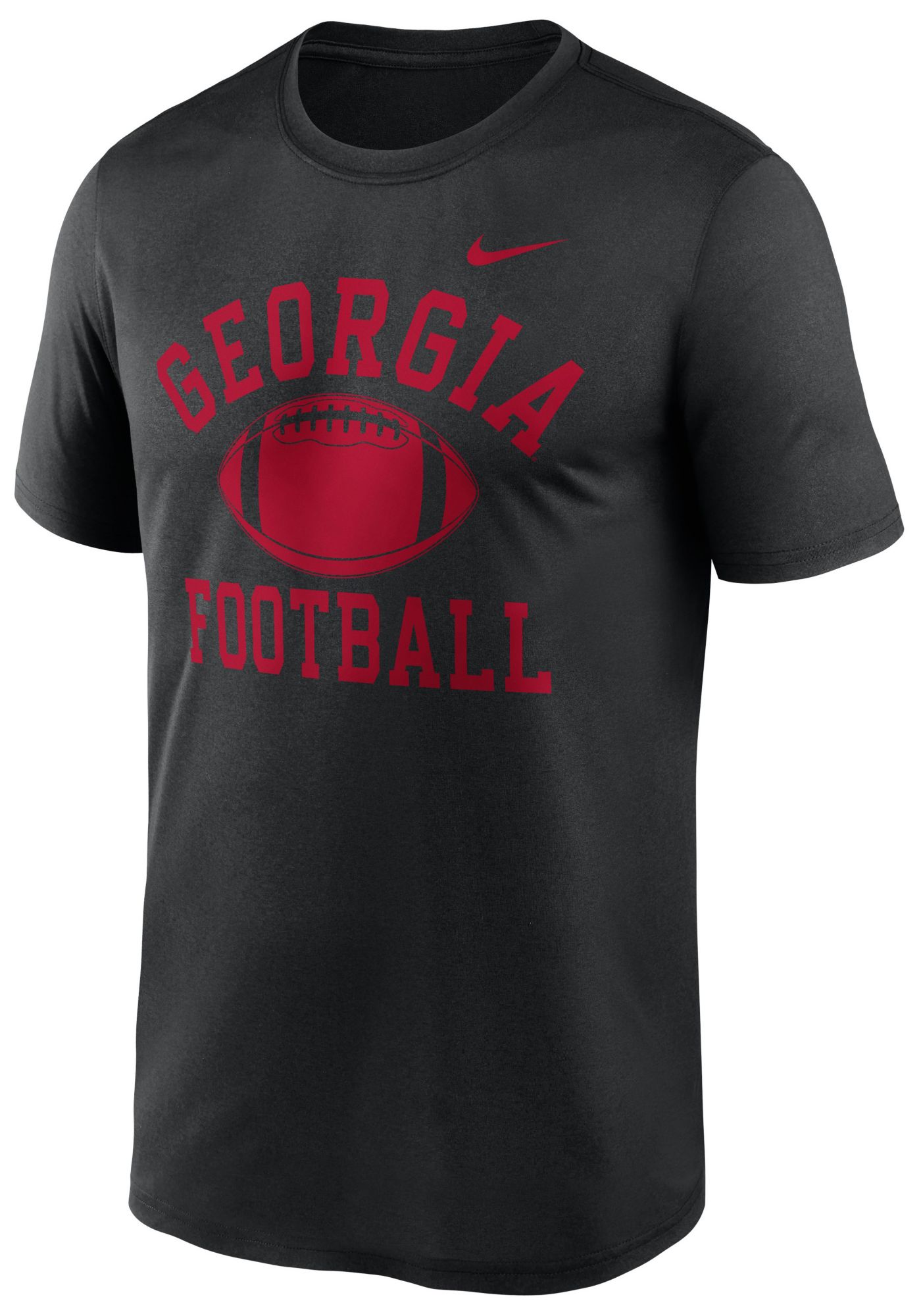 Nike Men's Georgia Bulldogs Black Arch Football Legend T-Shirt