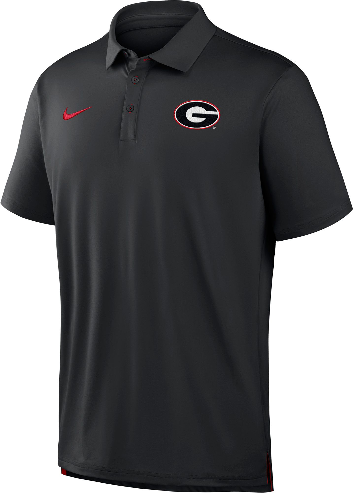 Nike Men's Georgia Bulldogs Black/University Red Polo Shirt