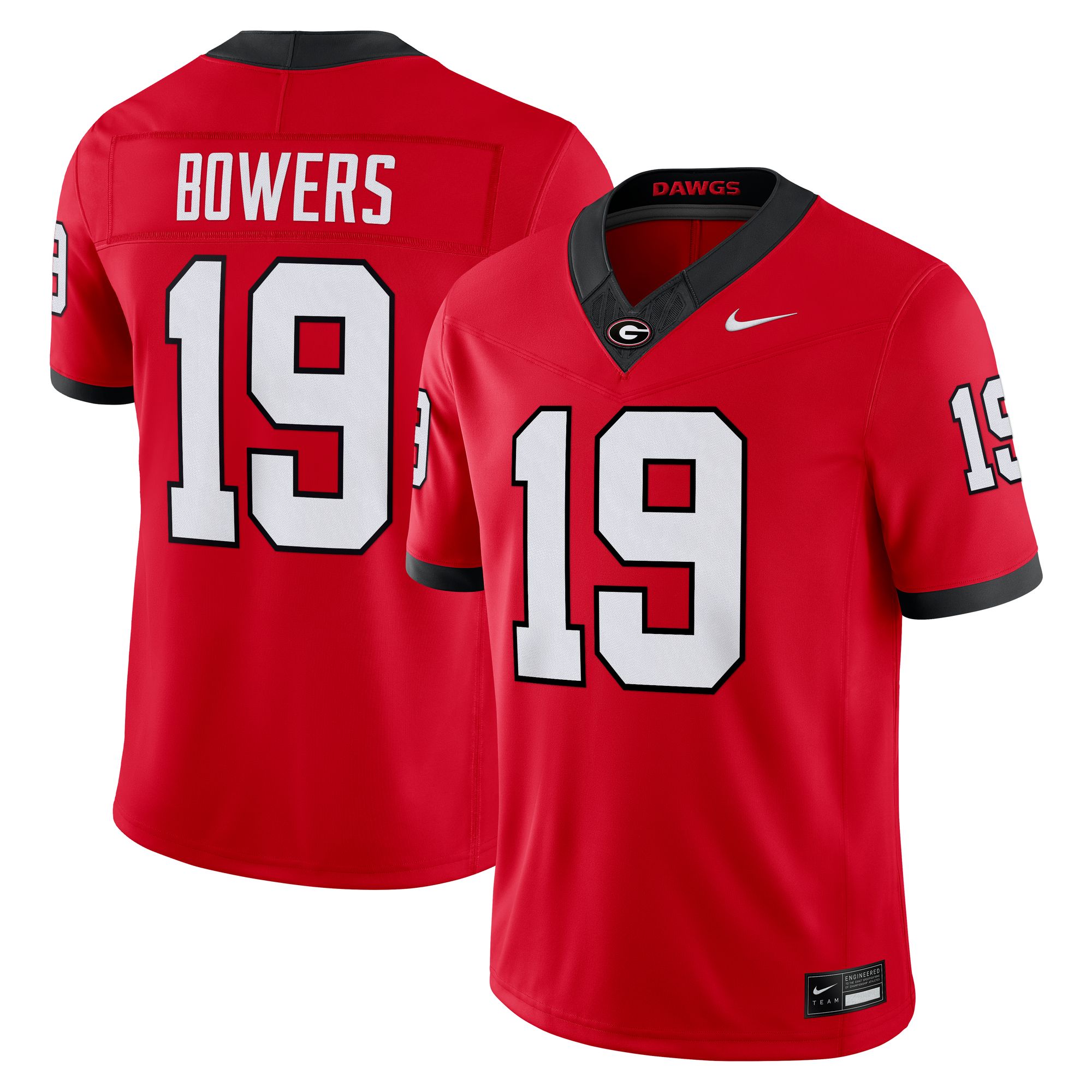 Nike Men's Georgia Bulldogs Brock Bowers #19 University Red Limited Edition Jersey