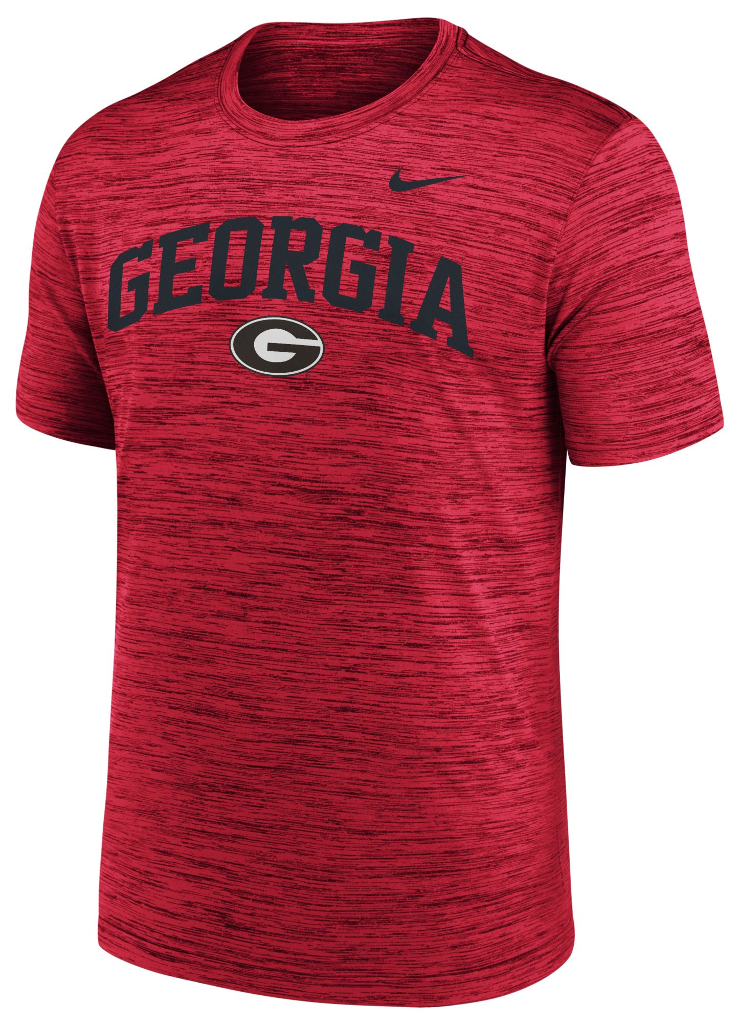 Nike Men's Georgia Bulldogs University Red Velocity Arch Logo T-Shirt